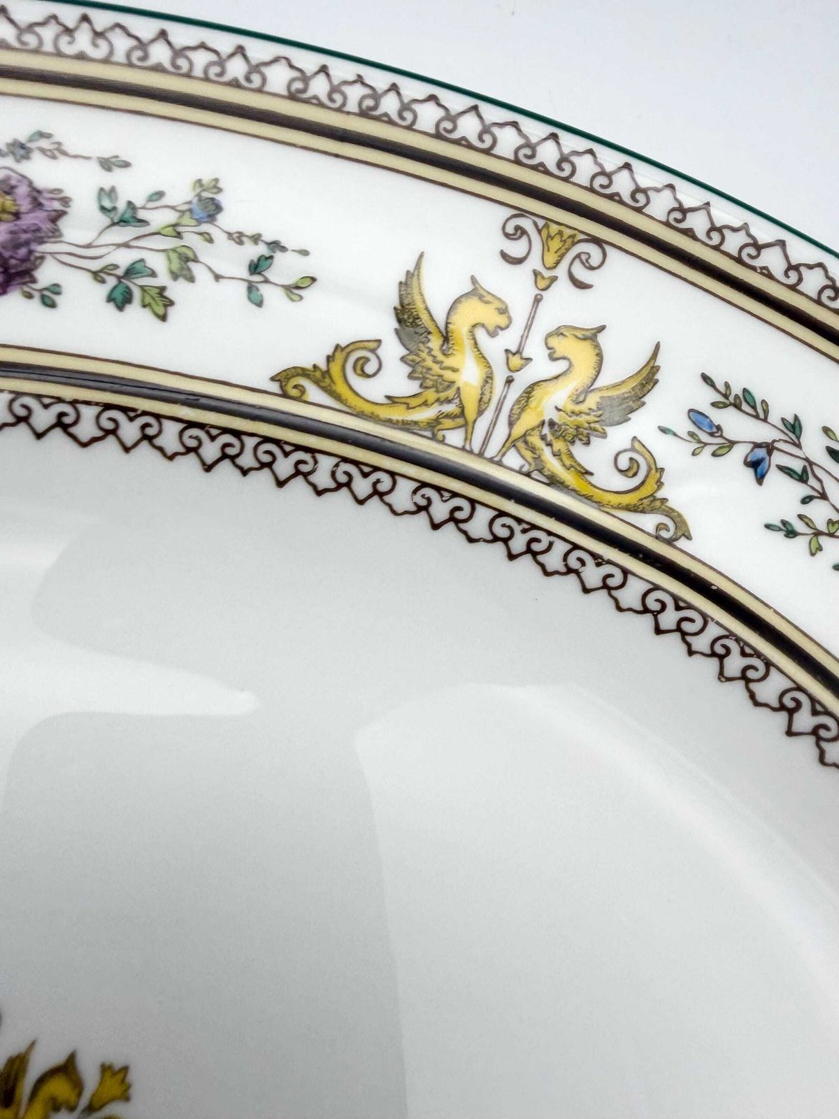 Vintage Wedgwood Columbia Oval Serving Platter, Bone China Floral Plate photo 104.0