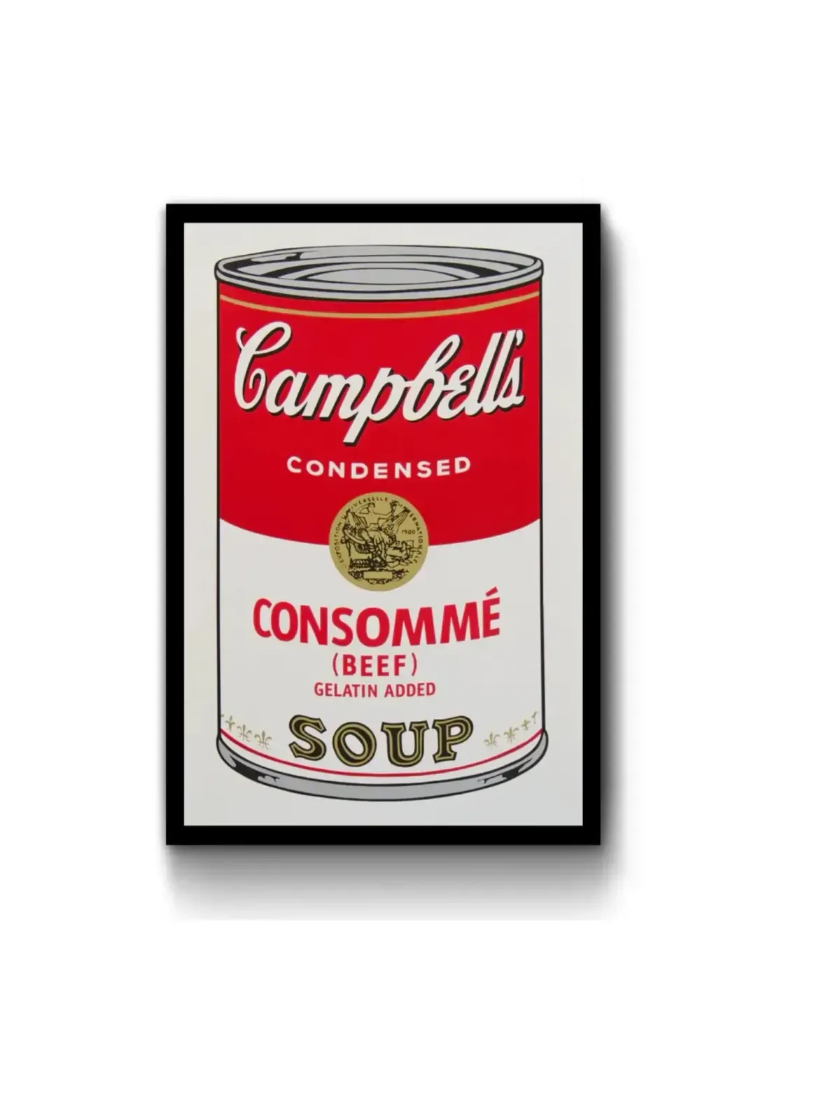 Sunday B. Morning (Andy Warhol), Campbells Consomme Soup photo furniture