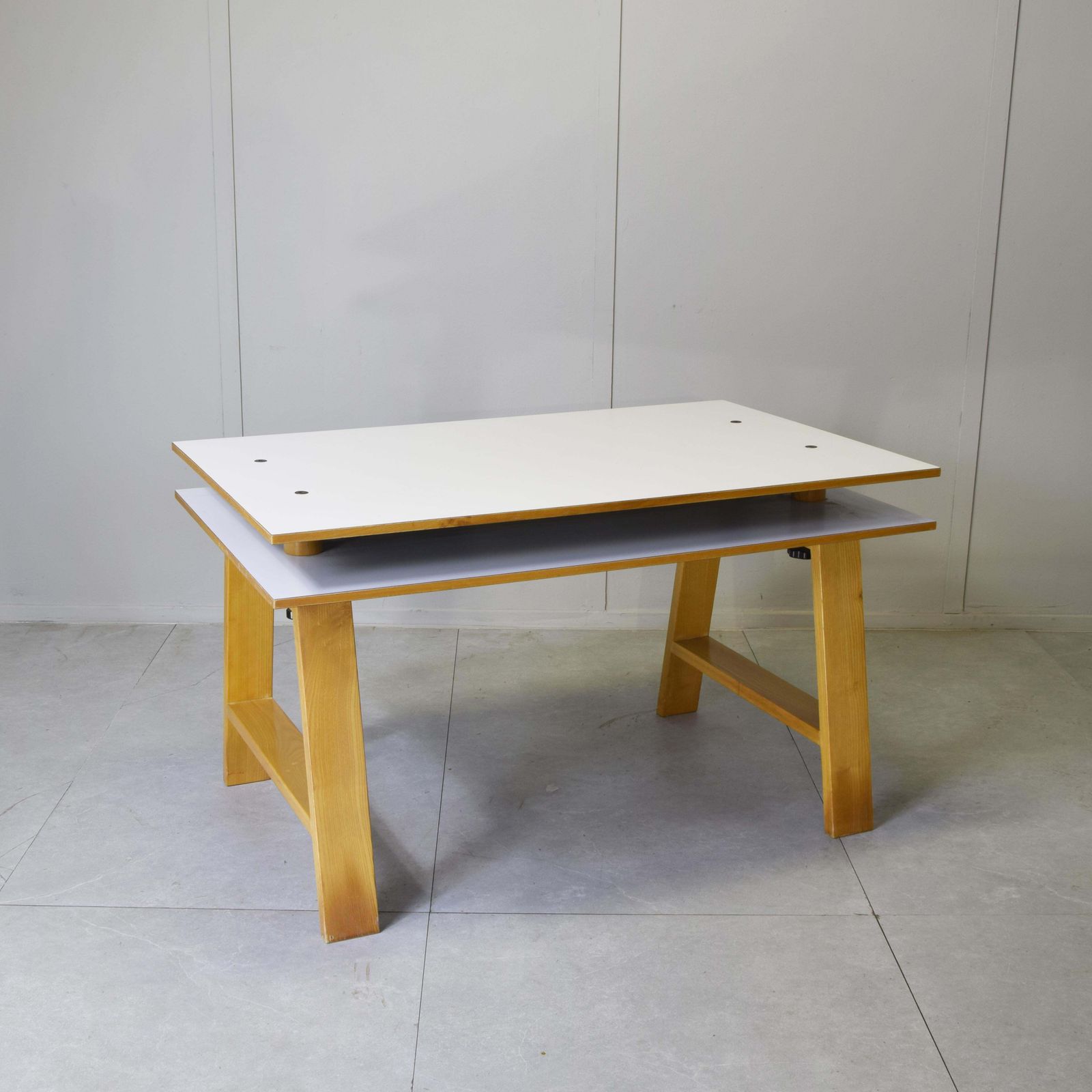 Minimalist Desk, Italian Made In The 1980s photo furniture