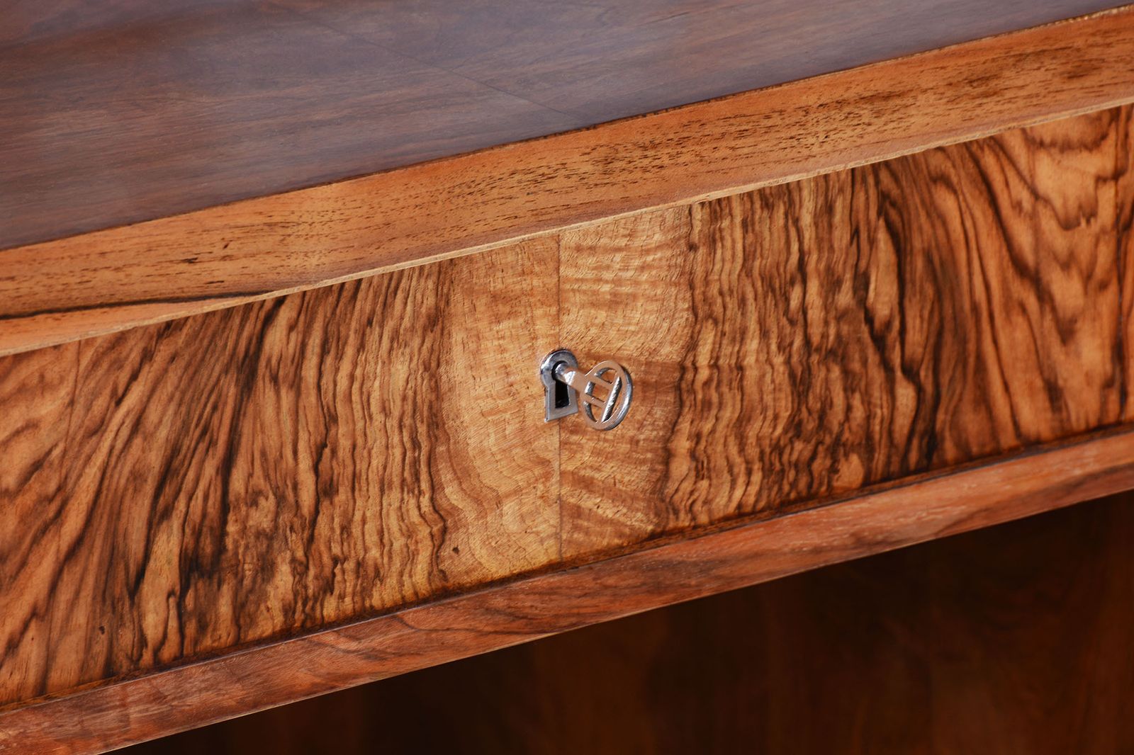 Restored Art Deco Writing Desk, By Up Závody, Walnut, Repolished, Czech, 1930s photo 2900.0