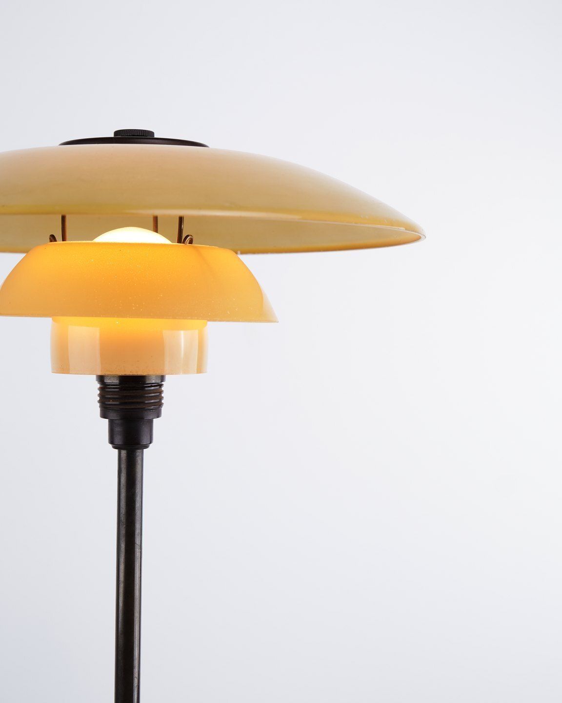 Ph 3/2 With Yellow Painted Shades By Poul Henningsen For Louis Poulsen, 1930s photo furniture