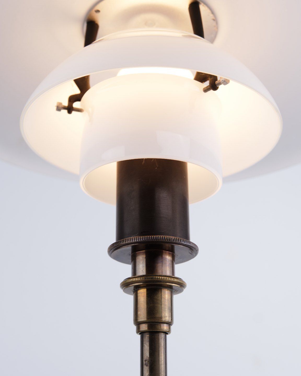 Poul Henningsen Ph 3/2 Treph Table Lamp Anniversary Model 1994 For Louis Poulsen photo vinterior