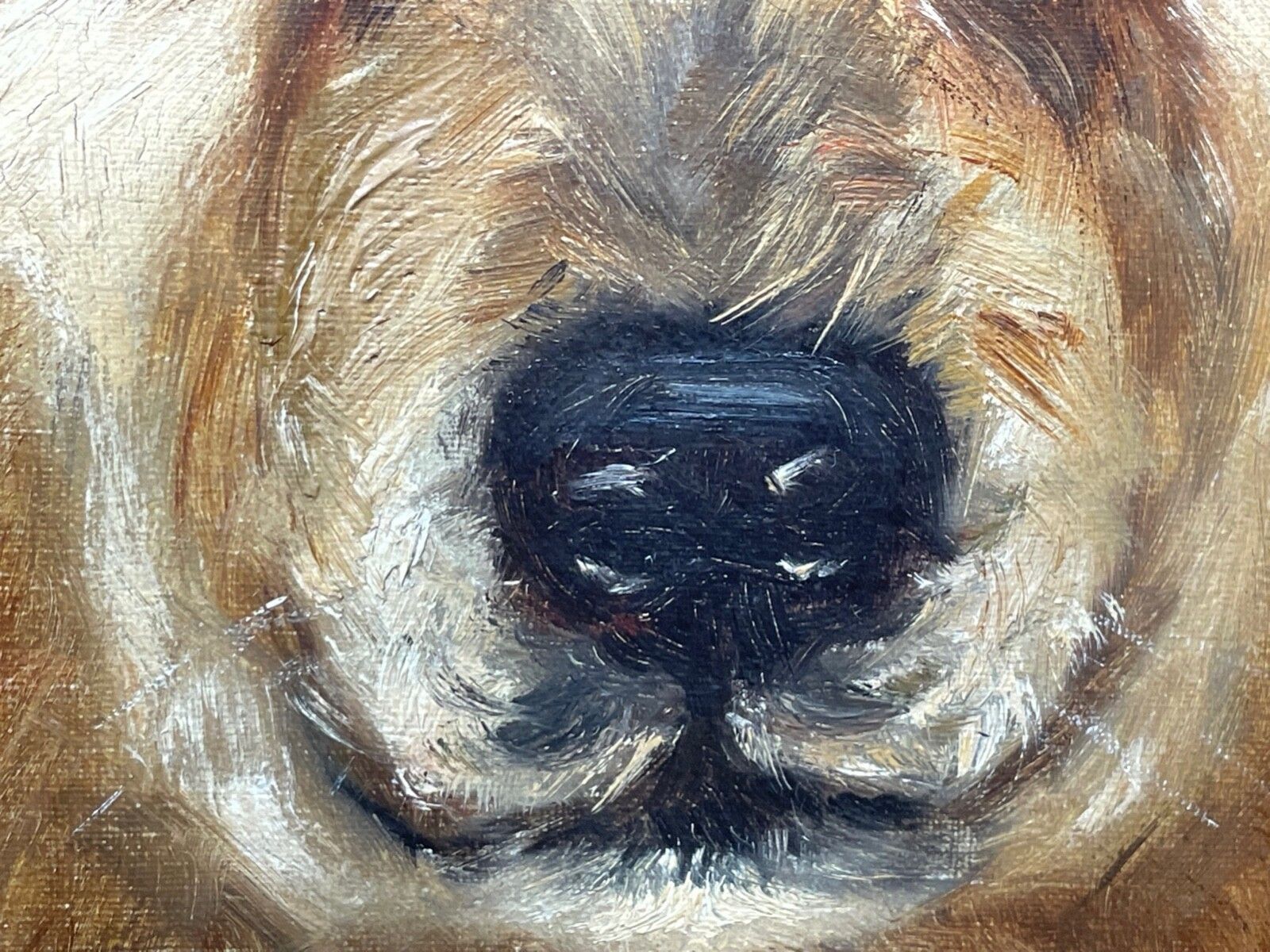 3800.0 Painting Général Symon & Ping Ching Two Chinese Chow Chow Dogs By Zilia Klias photo