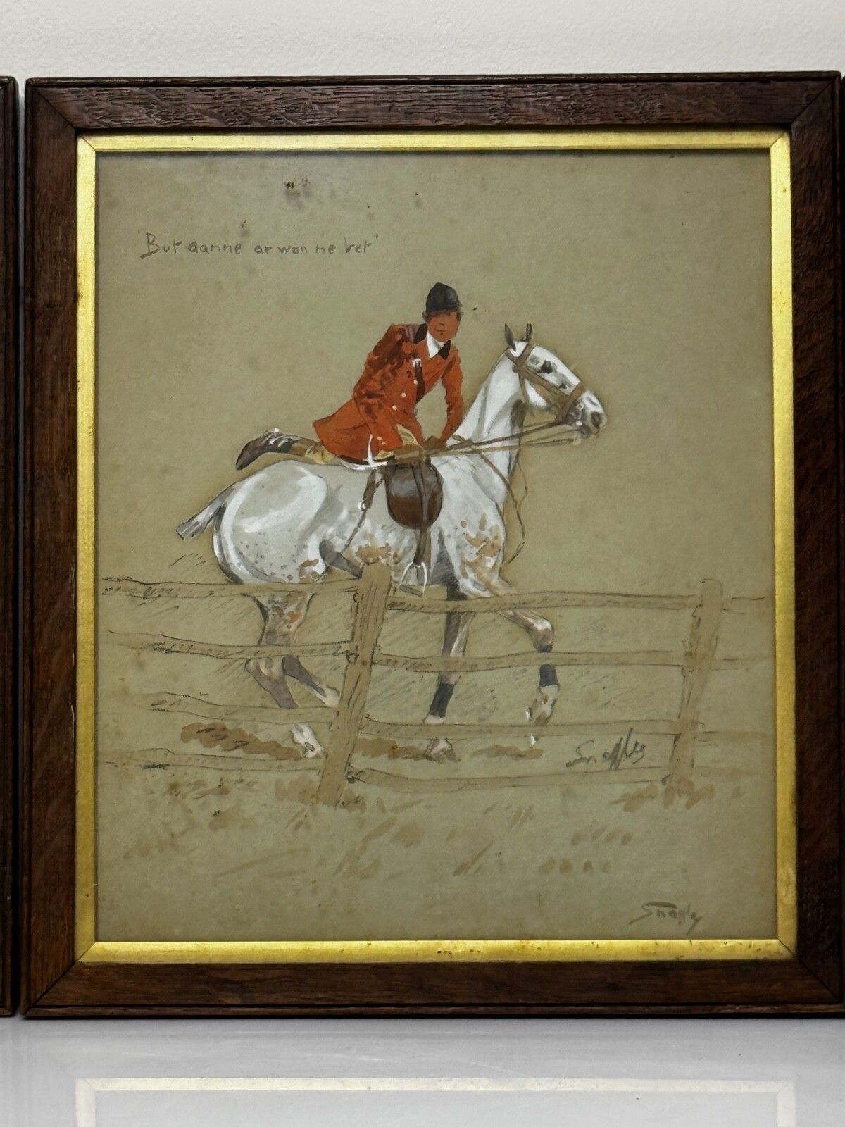 Set 3 Historic English Hunting Paintings By Charles Johnson Payne Snaffles photo Art