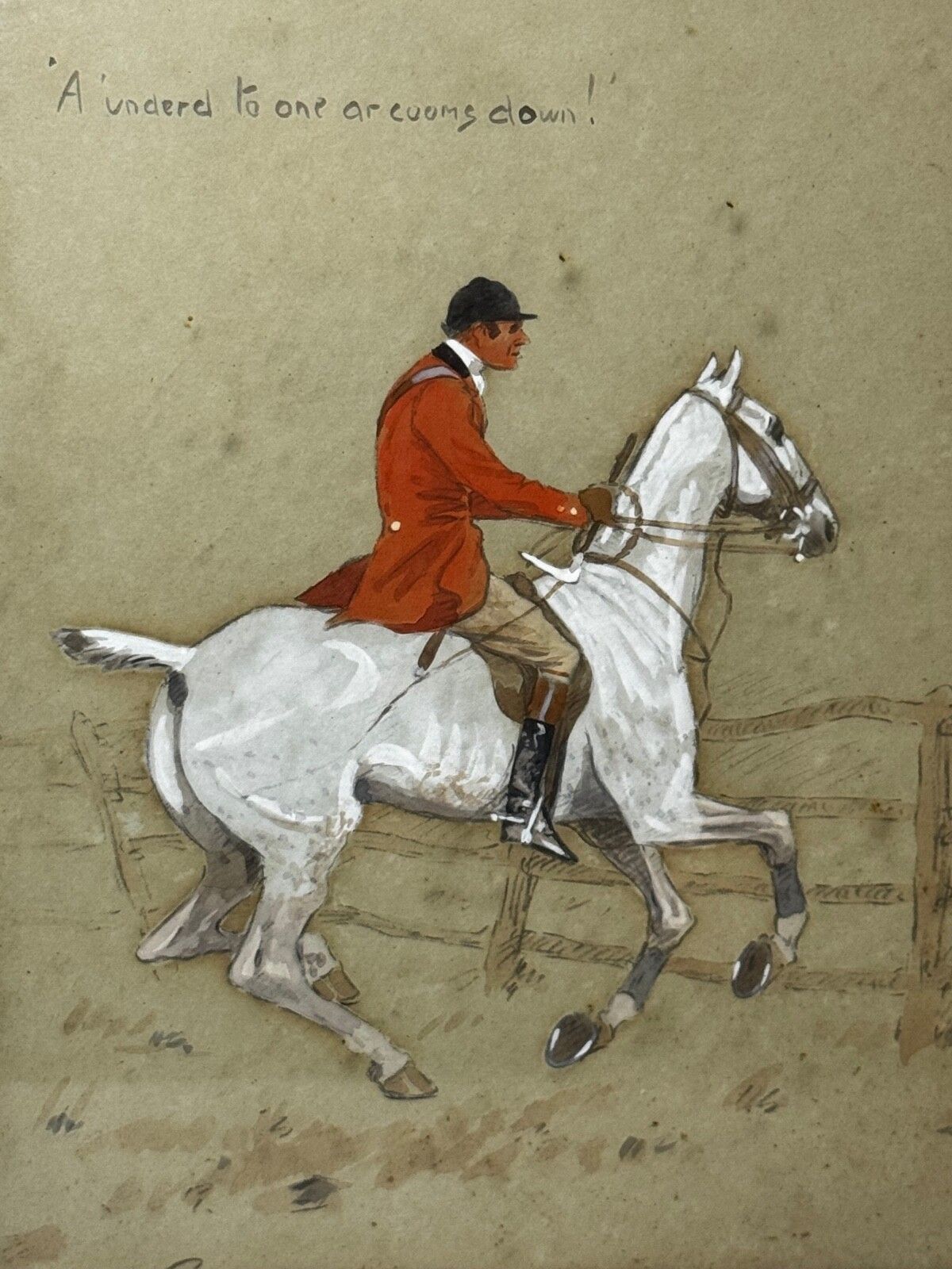 Set 3 Historic English Hunting Paintings By Charles Johnson Payne Snaffles photo buy