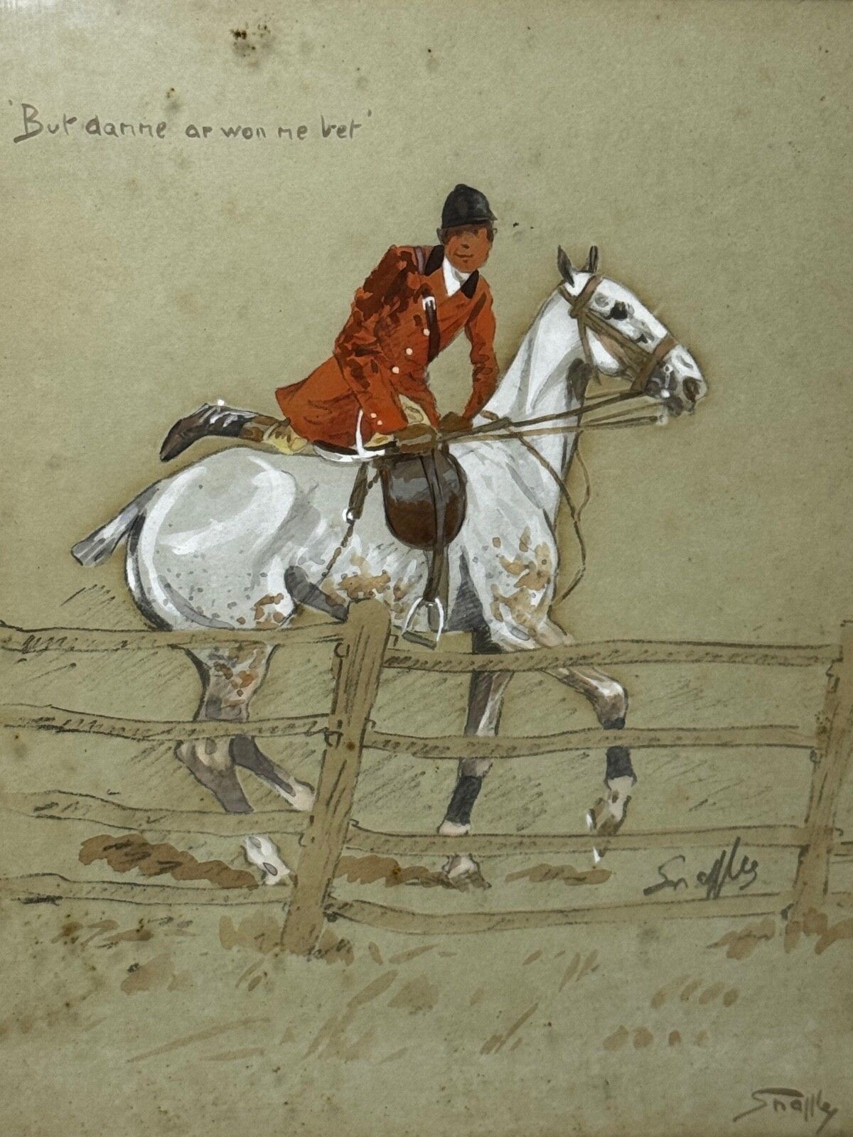 Set 3 Historic English Hunting Paintings By Charles Johnson Payne Snaffles photo vintage