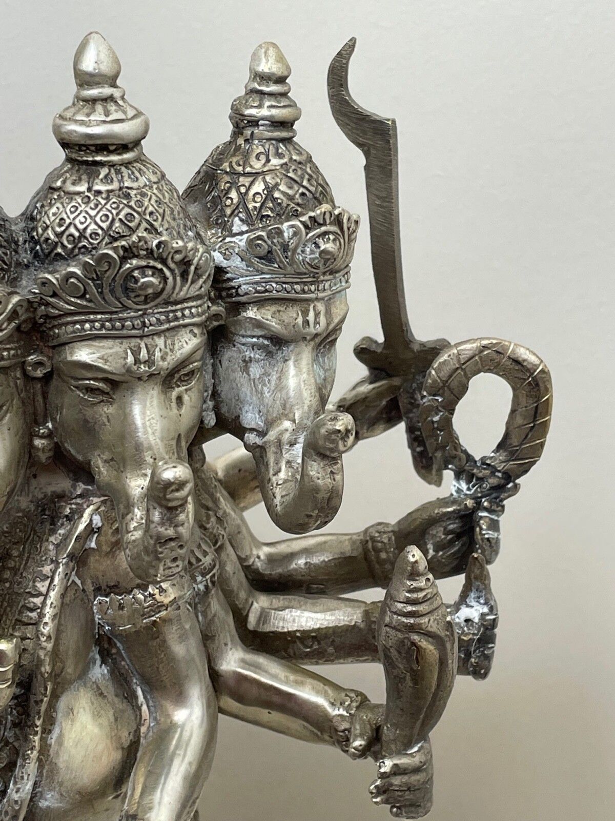 Heramba Ganapati Panchamukha Five Headed Ganesha In Manner Of Kathmandu Valley photo vintage