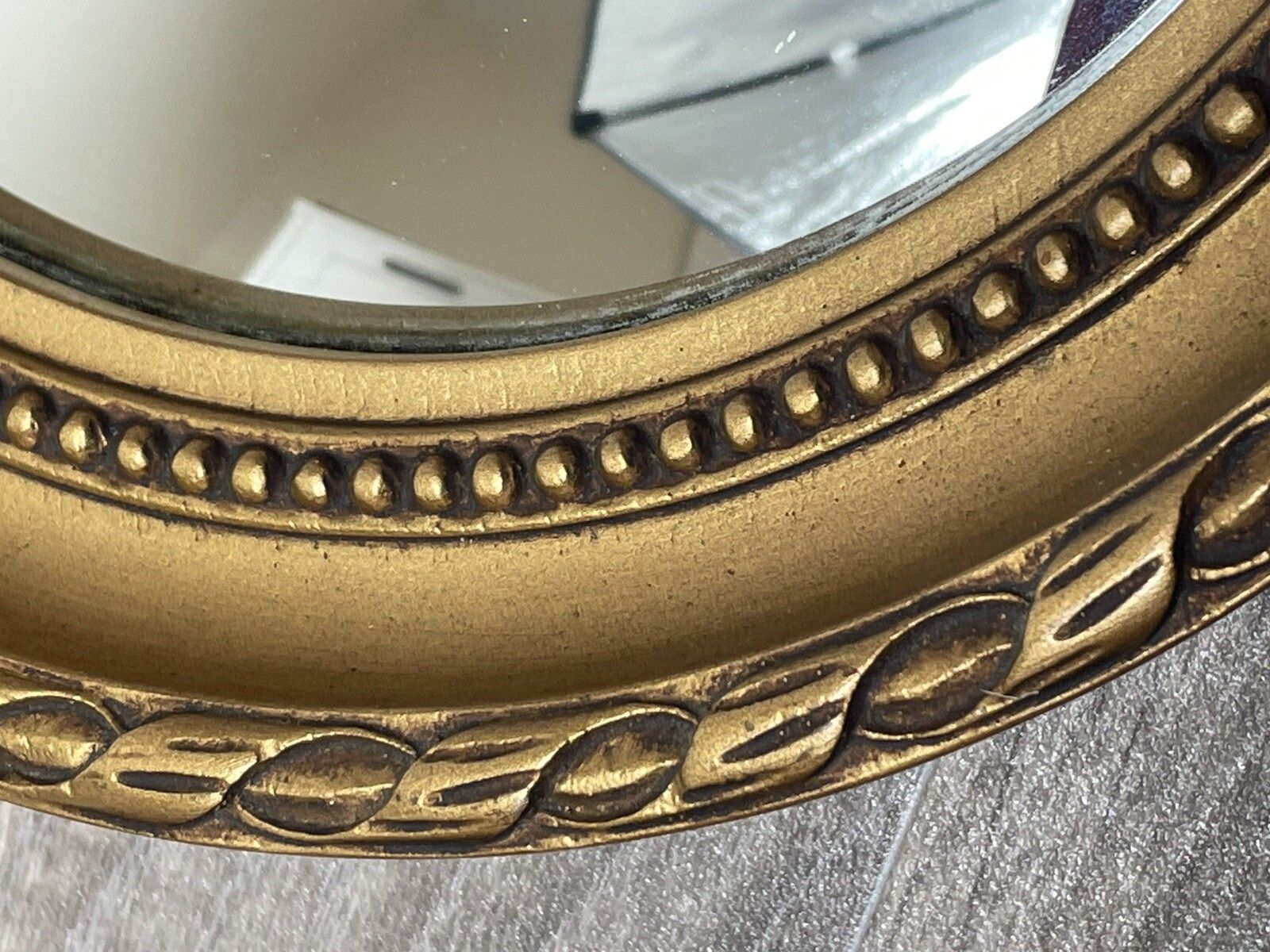 Home Decor Beautiful Small Rare E Gomme English Gilt Eagle Crown Convex Wall Mirror C1950s photo