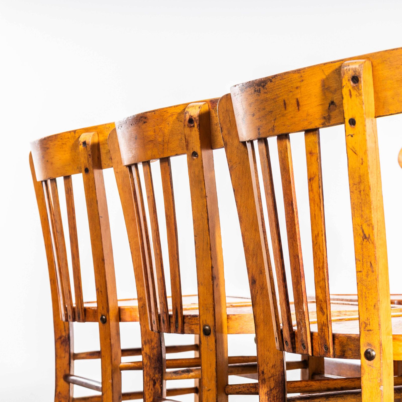 1950's Warm Blonde Luterma Farmhouse Dining Chairs photo buy