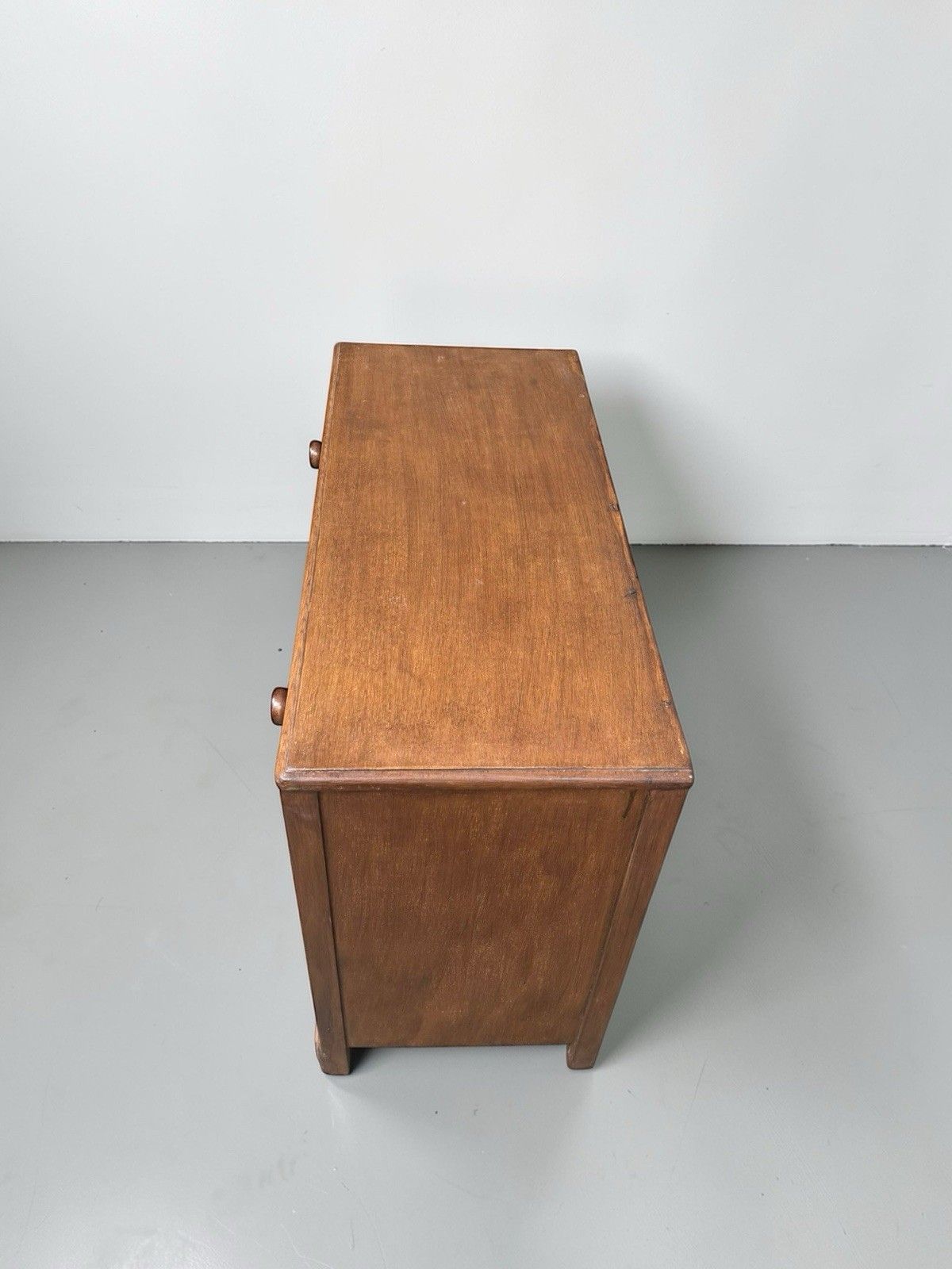 Antique Blonde Oak Chest Of Drawers C1920s Victorian Style photo for sale