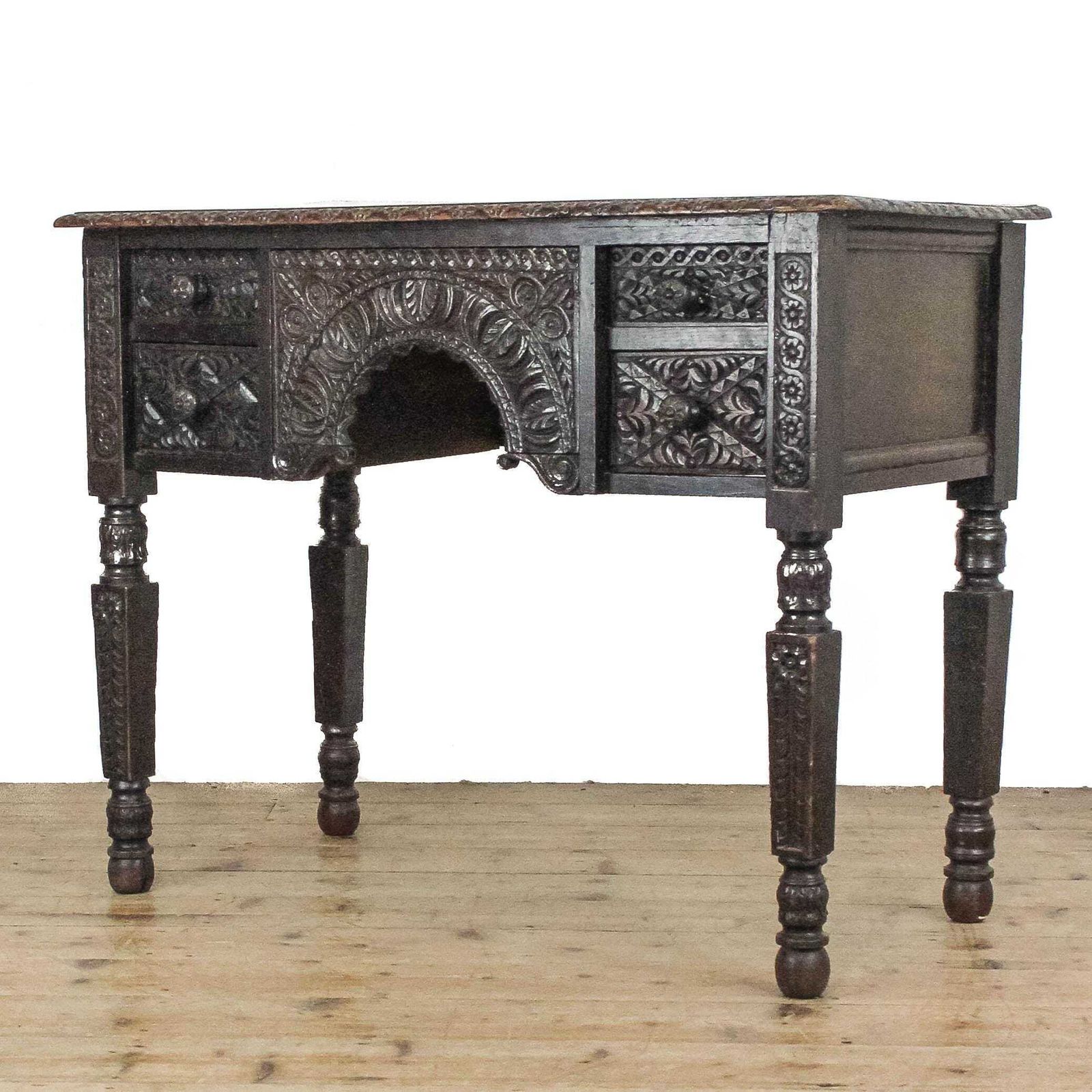 Antique Carved Oak Side Table | Antique Tables | Antique Furniture | Antique Side Table photo furniture