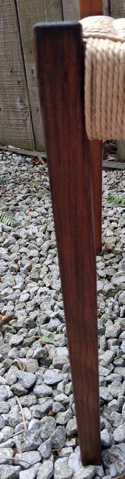 photo for sale Mcm 2 Rosewood Dining Chairs Nils Jonsson Troeds Garmi Danish Papercord