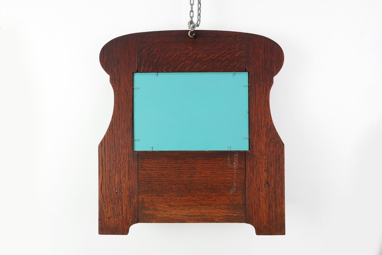 photo for sale Art Nouveau Letter Holder In Oak, France, 1910s