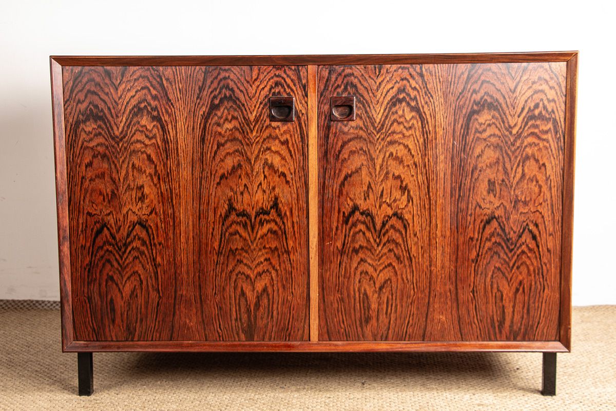 Scandinavian Sideboard Or Small Buffet In Rosewood By Erik Brouer For Brouer’s Mobelfabrik 1960. photo Furniture