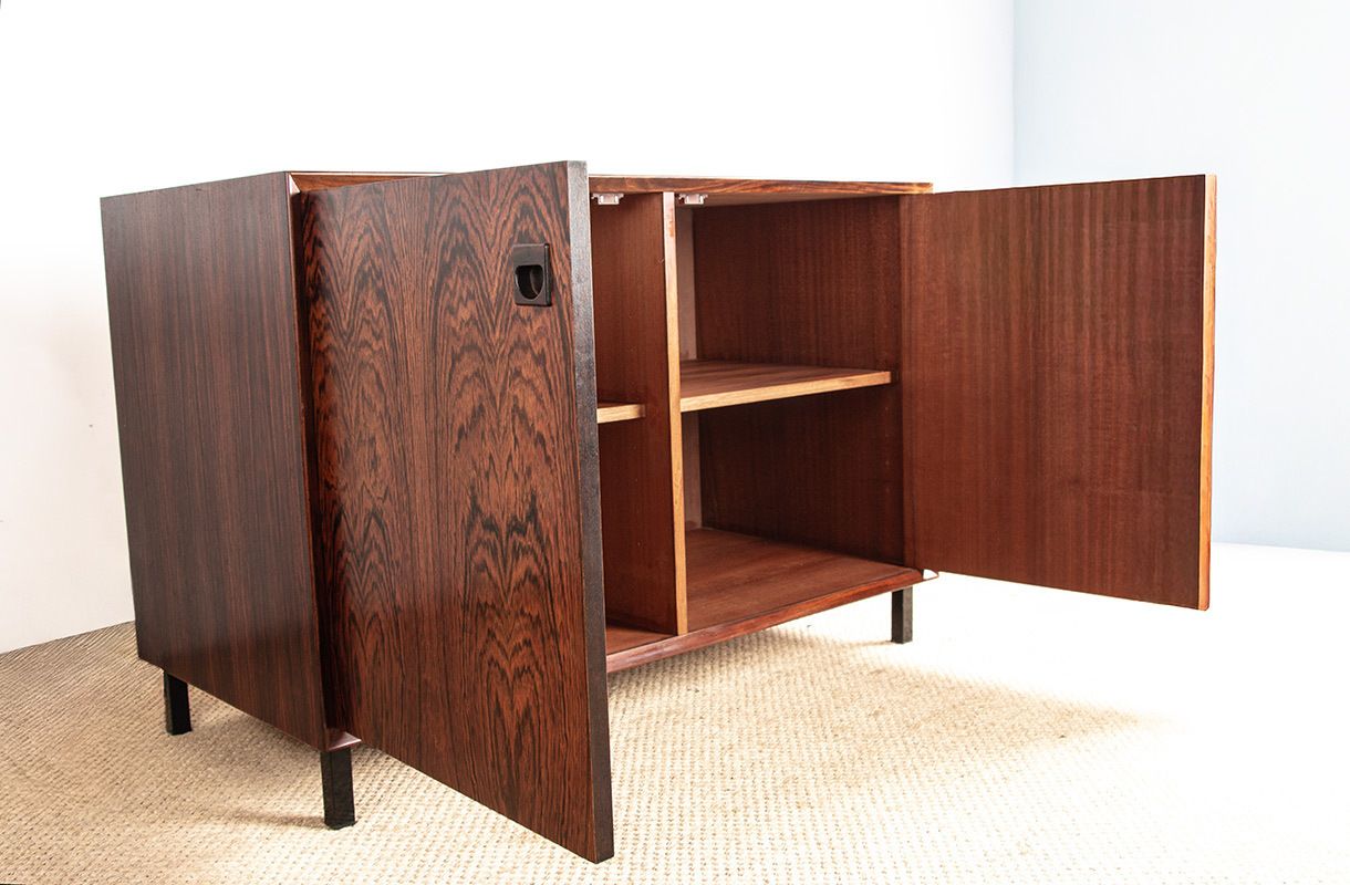 photo furniture Scandinavian Sideboard Or Small Buffet In Rosewood By Erik Brouer For Brouer’s Mobelfabrik 1960.