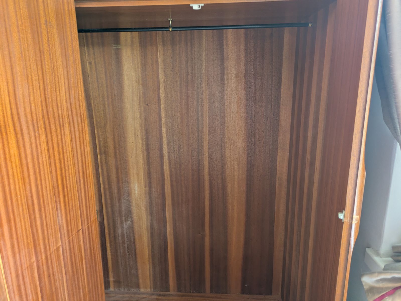 Austonsuite 1970s Teak 2 Wardrobes (Gent And Ladies) With Mirror Panel photo vinterior