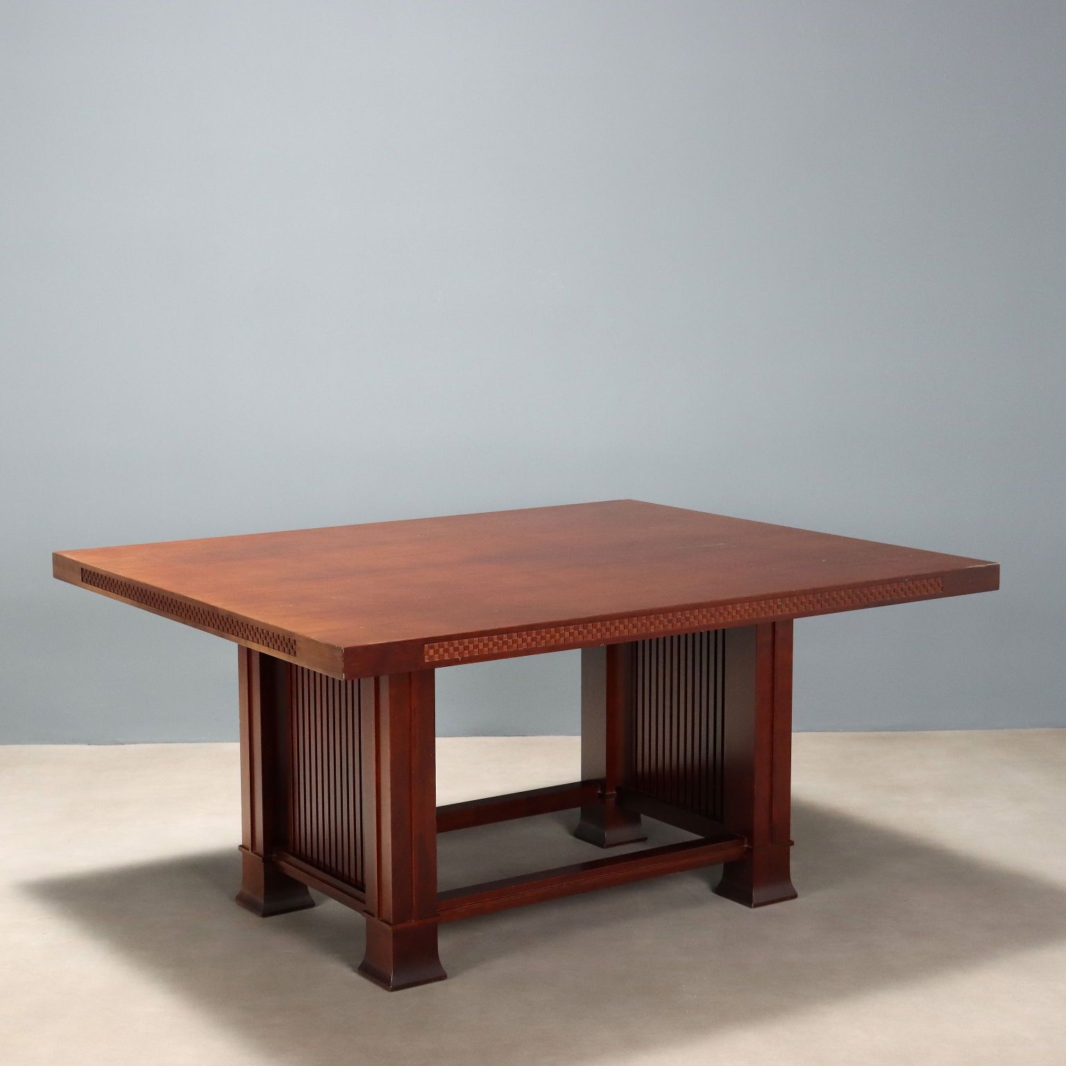 Cassina Husser Table Design Frank Lloyd Wright Italy 1980s