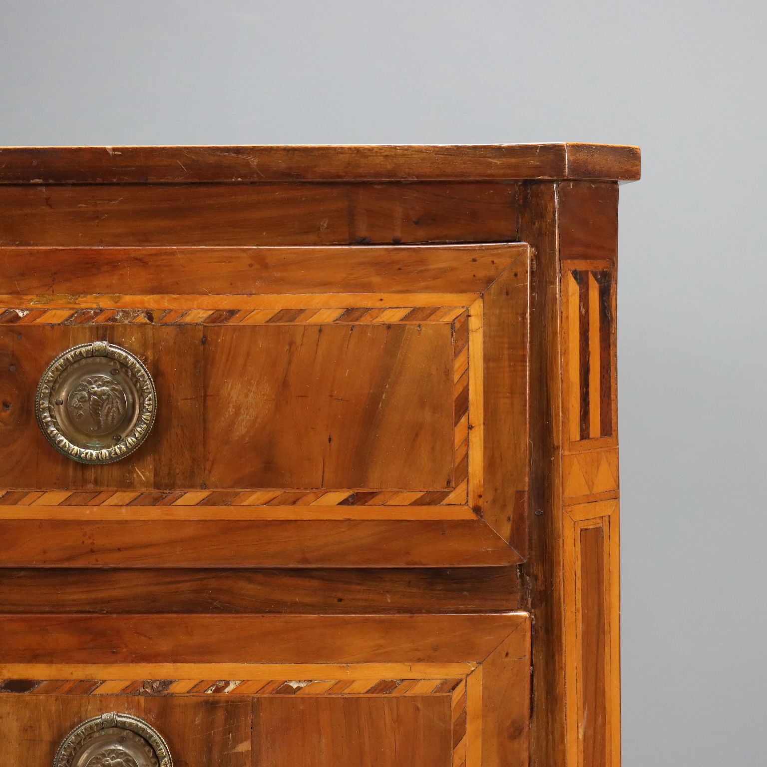 Chest Of Drawers Neoclassical Maple 3 Drawers XIX Century photo 2050.0