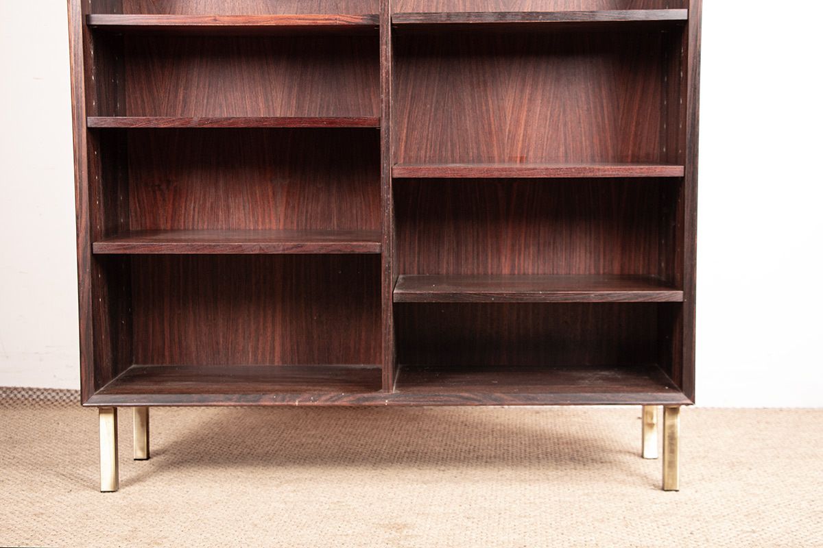 Large Danish Tall Shelf In Rosewood By Erik Brouer For Brouer’s Mobelfabrik. photo buy