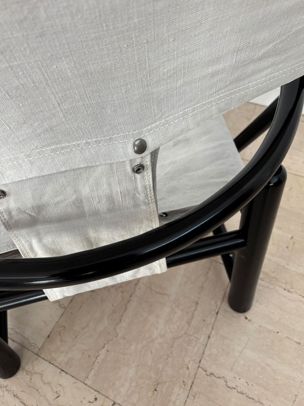 Furniture Piero Palange & W. Toffoloni For Germa Italian “G23 Hoop” Armchair, 1970s photo