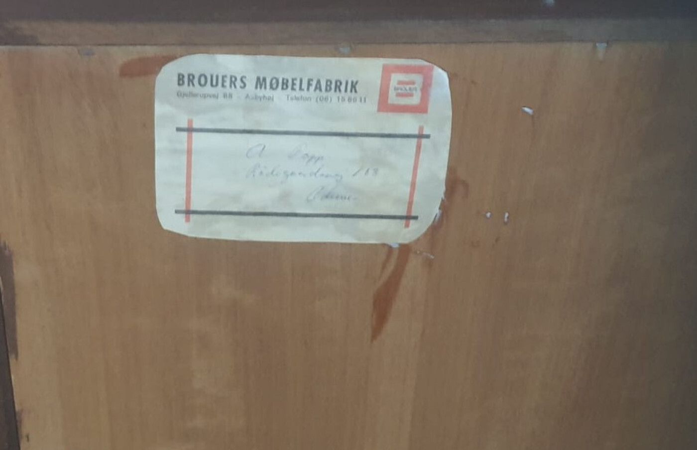 Mobilier Grande bibliothèque danoise en palissandre par Erik Brouer pour Brouer's Mobelfabrik photo