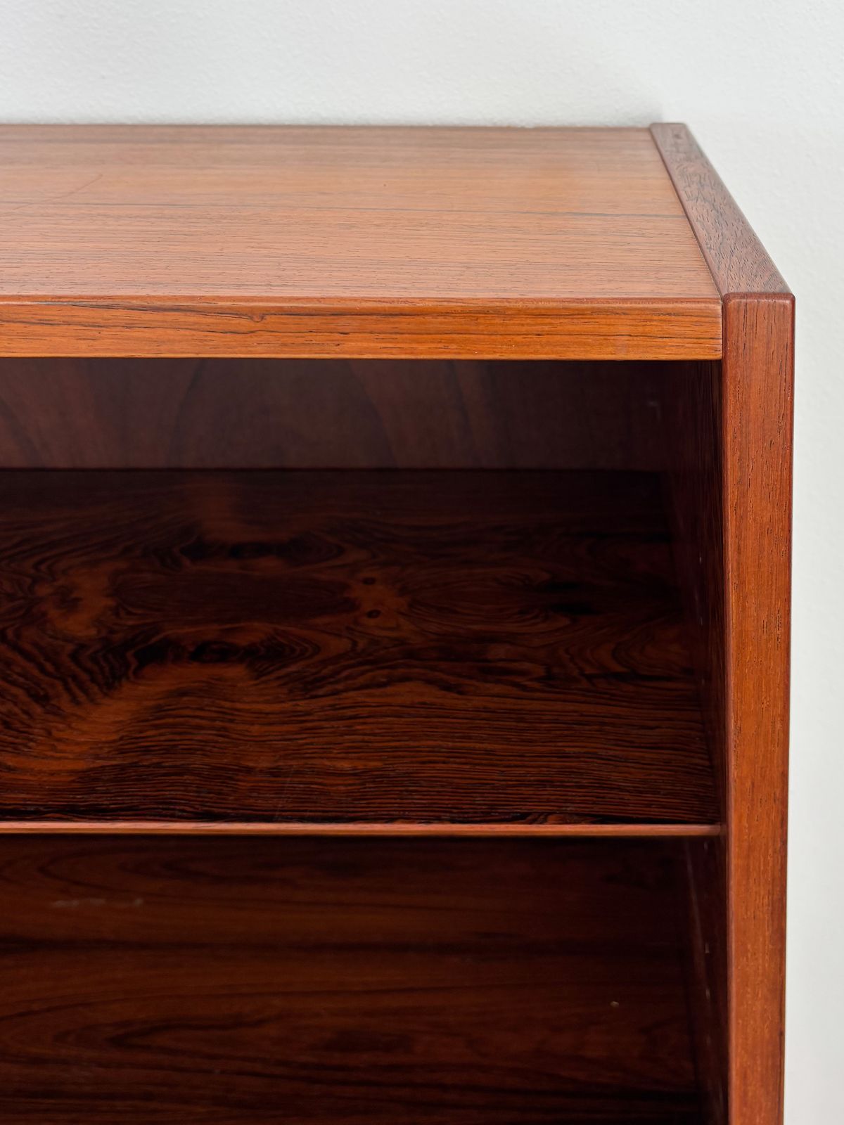 photo for sale Scandinavian Gunni Omann Dark Wood Bookcase, Denmark 1960s