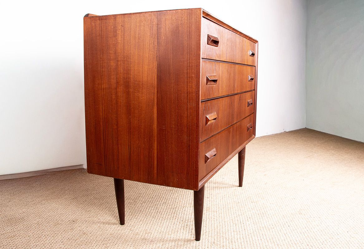 Commode danoise en teck, 4 tiroirs, par Borge Mogensen pour Søborg Mobelfabrik. photo buy