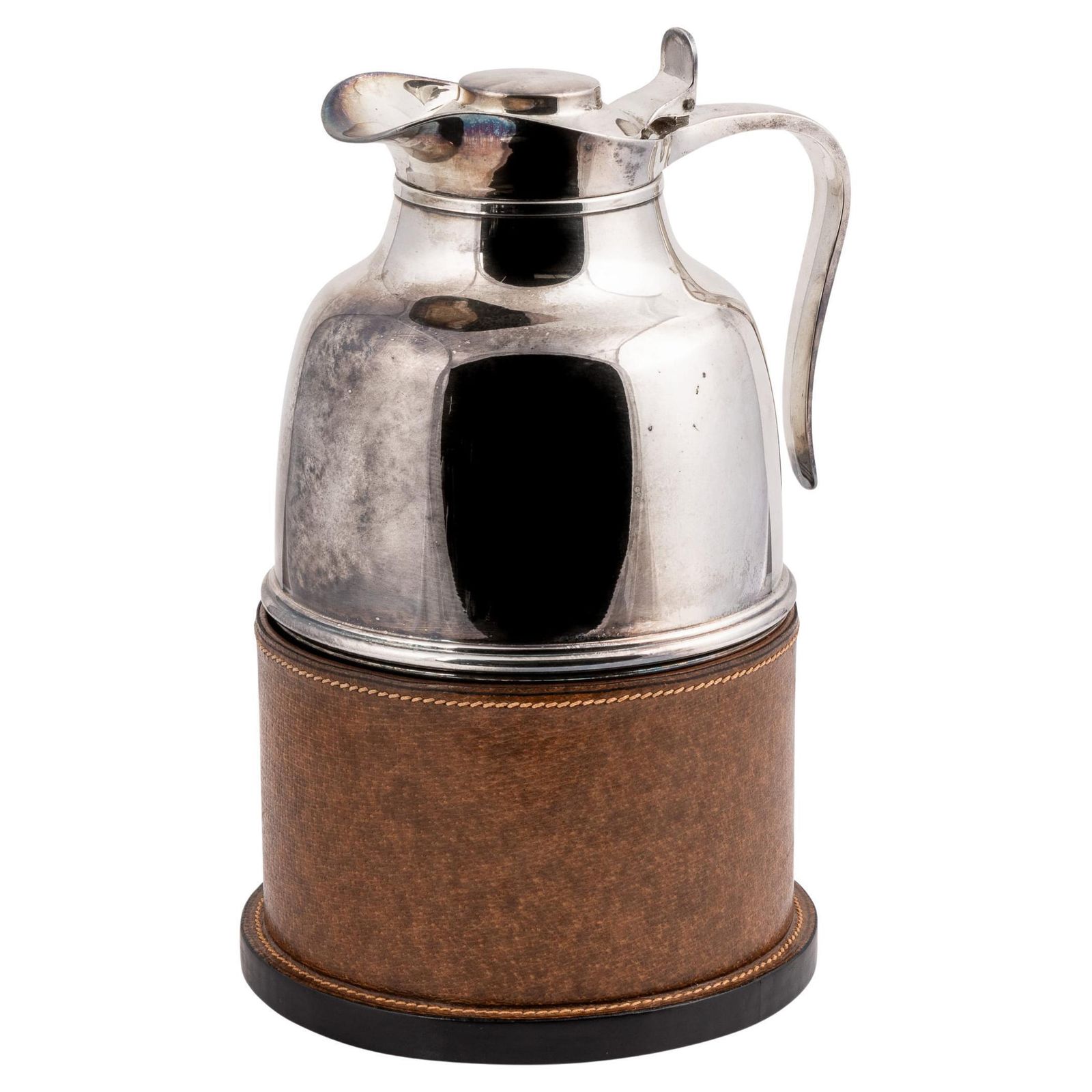 Vintage 20th Century Italian Silver Plated Hot Water Flask By Gucci C.1980