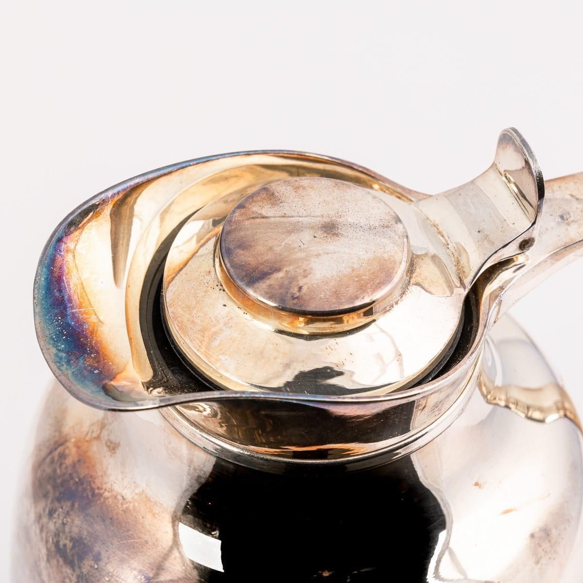 Vintage 20th Century Italian Silver Plated Hot Water Flask By Gucci C.1980 photo vintage