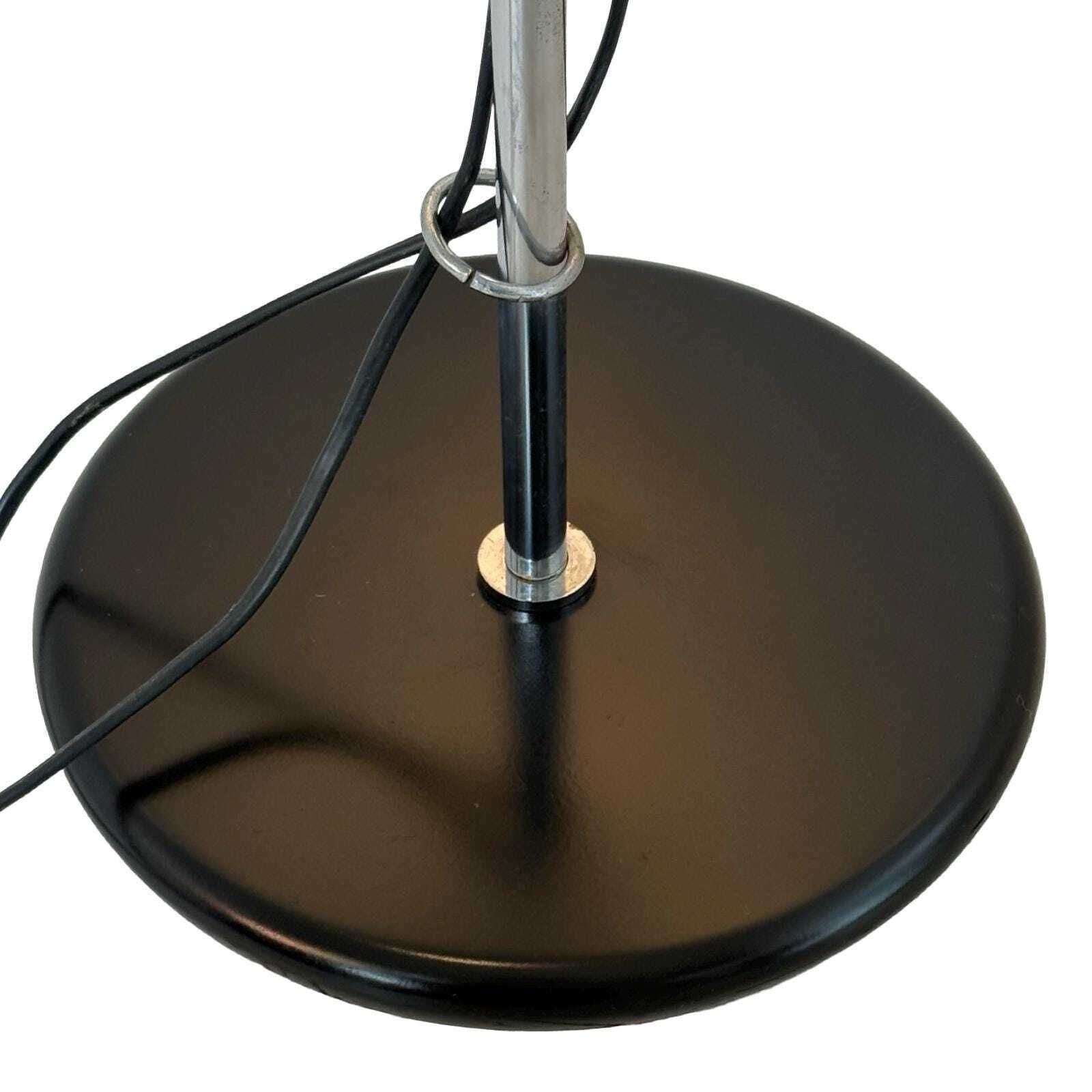 Gepo   Space Age Design / Mcm Floor Lamp With Two Shades   Chrome Shades photo vintage