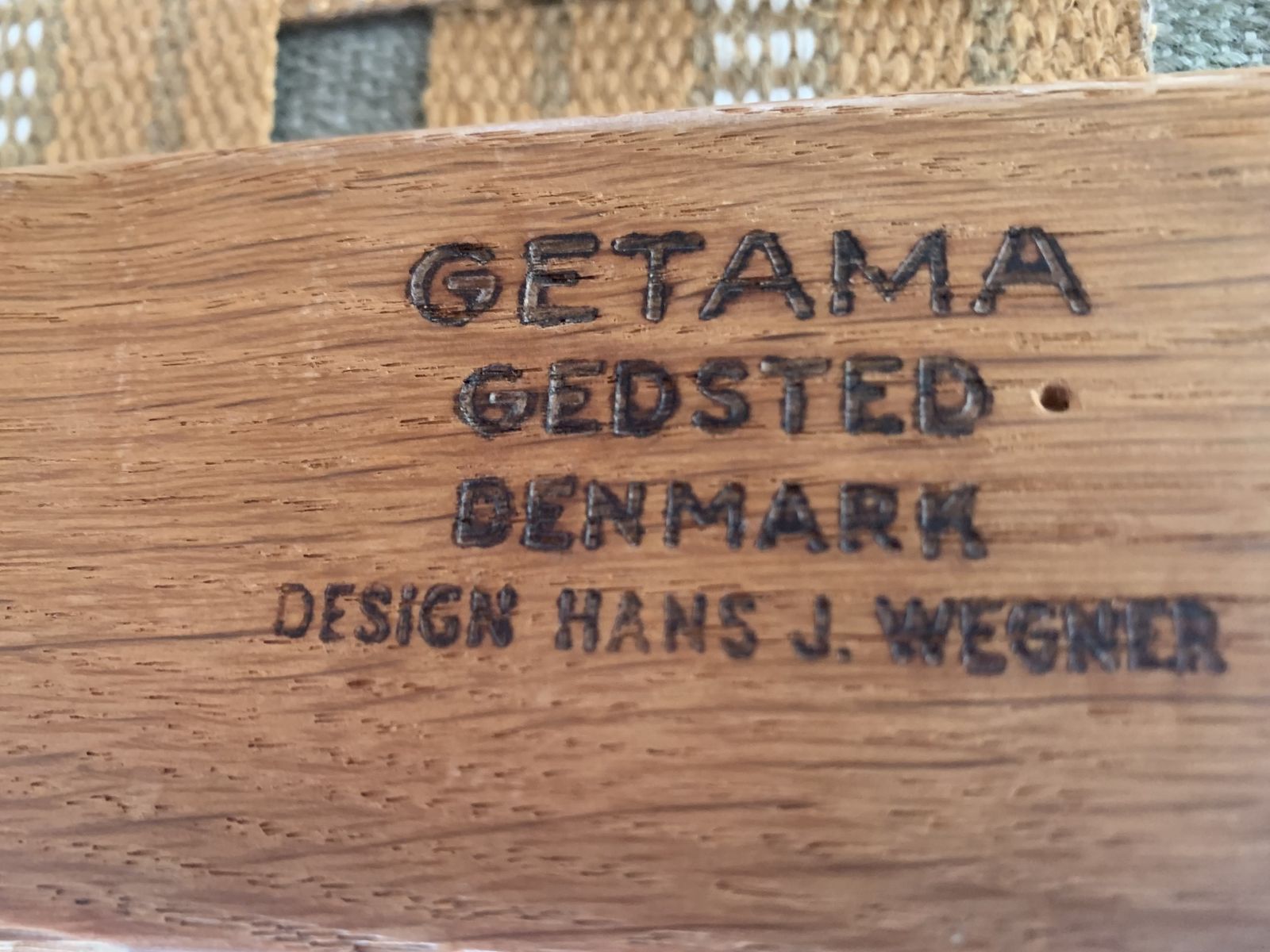 1960s 3 Seater Danish Sofa Model Ge375 In Oak And Fabric By Hans Wegner For Getama photo furniture
