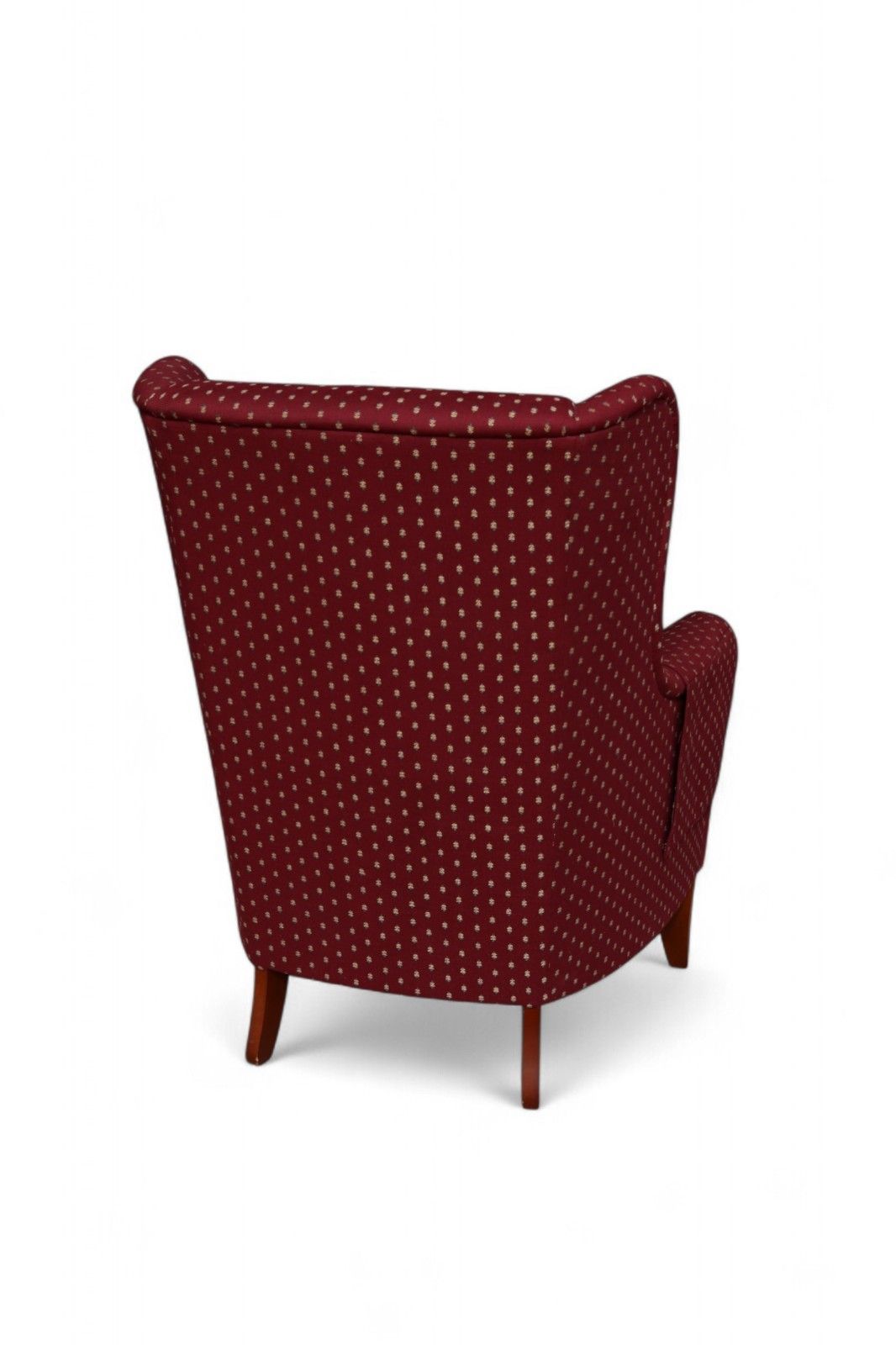 Vintage Wesley Barrell English Country House Style Wing Back Armchair photo for sale