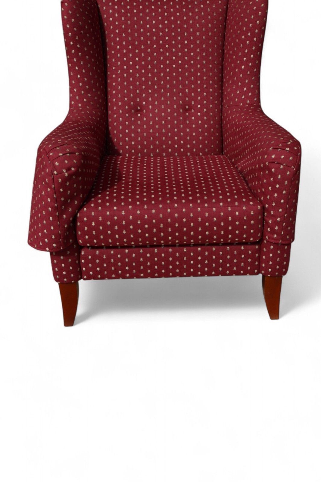 Vintage Wesley Barrell English Country House Style Wing Back Armchair photo buy