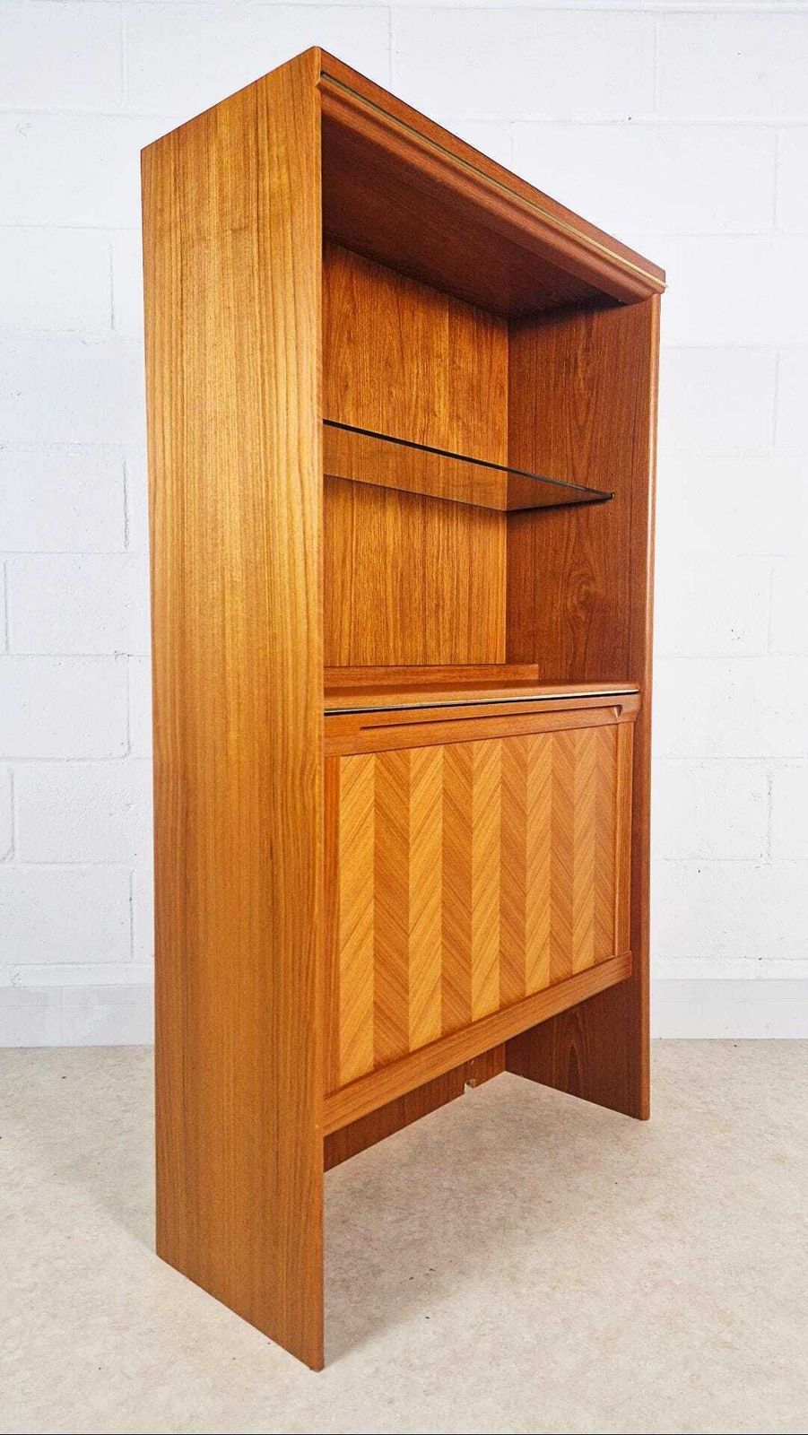 G Plan Herringbone Vintage Mid Century Danish Design Bookcase Sideboard Drinks Cabinet Pg115a photo furniture