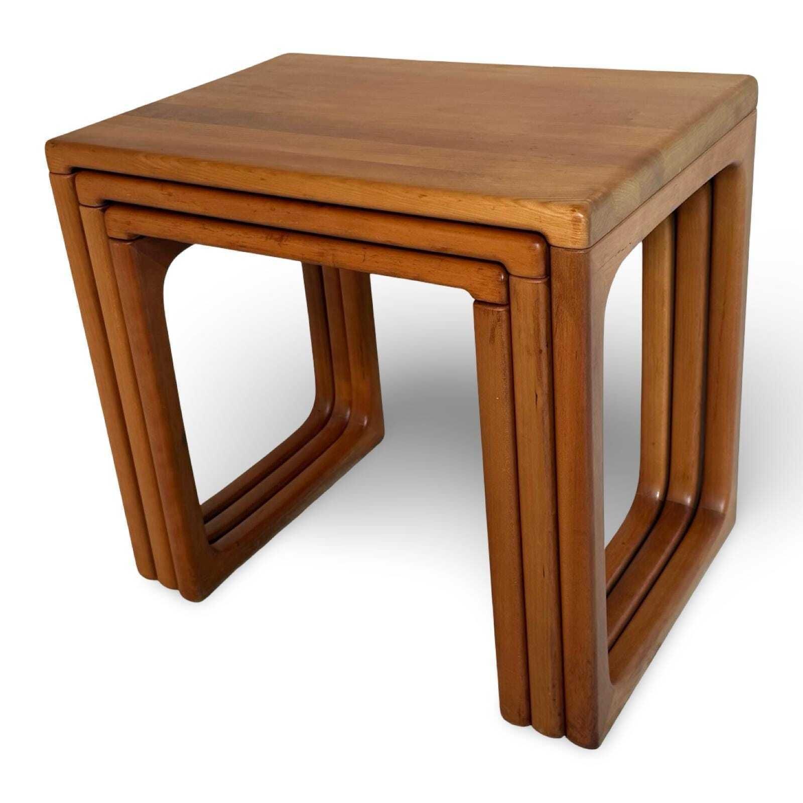 Br Gelsted   Mimi Set / Set Of Three   Nesting Tables   Teak Wood   Great Condition, Denmark Ca. 1960's photo vinterior