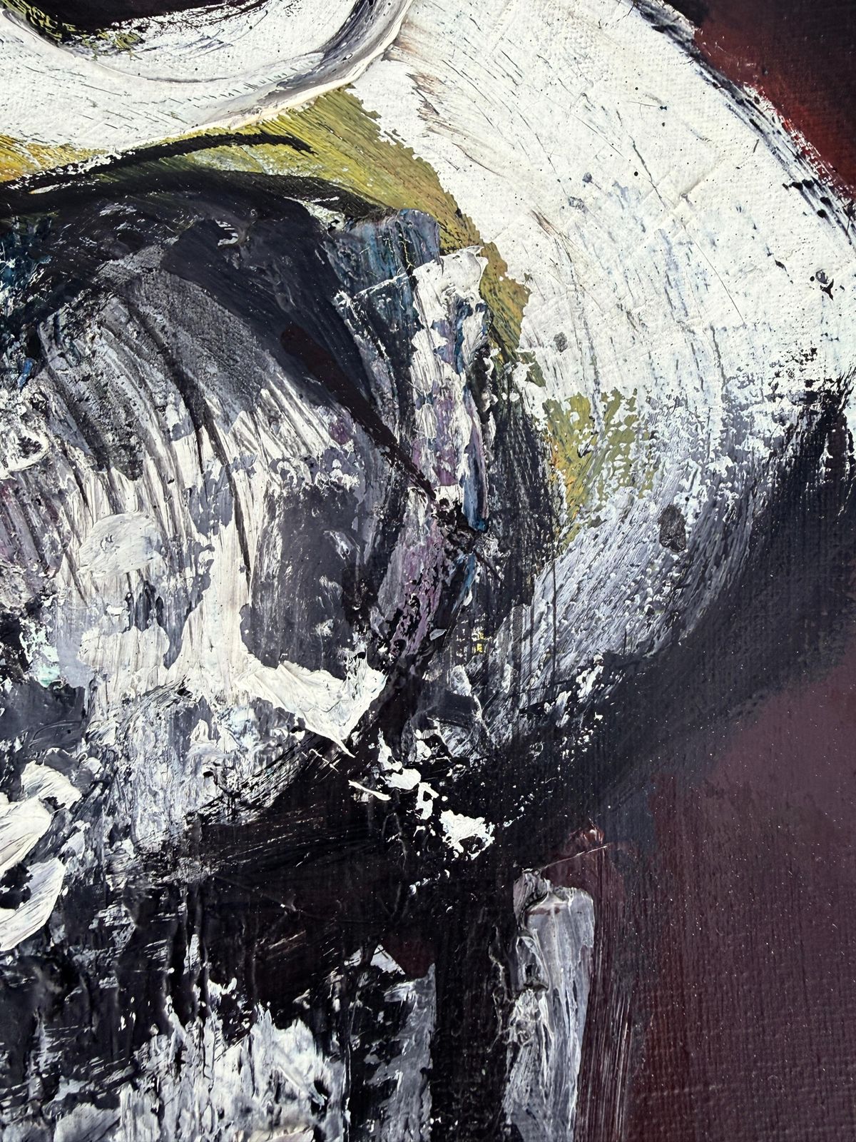 Jaume Muxart Domenech Mid Century Don Quixote Portrait Spanish Catalan Expressionist Oil 1960s photo 1750.0