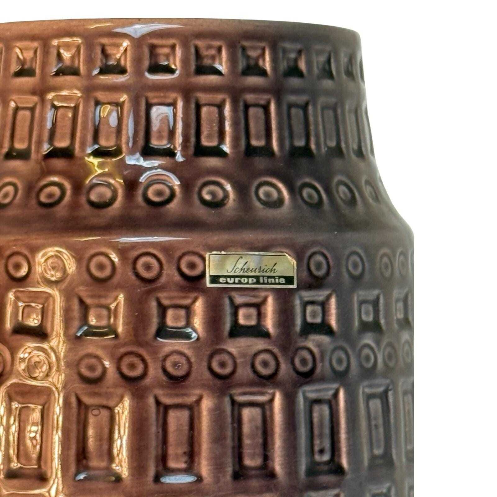 Scheurich   West Germany   Floor Vase (Xl)   Pottery   Model 260   Europ Linie (52cm) photo Home Decor