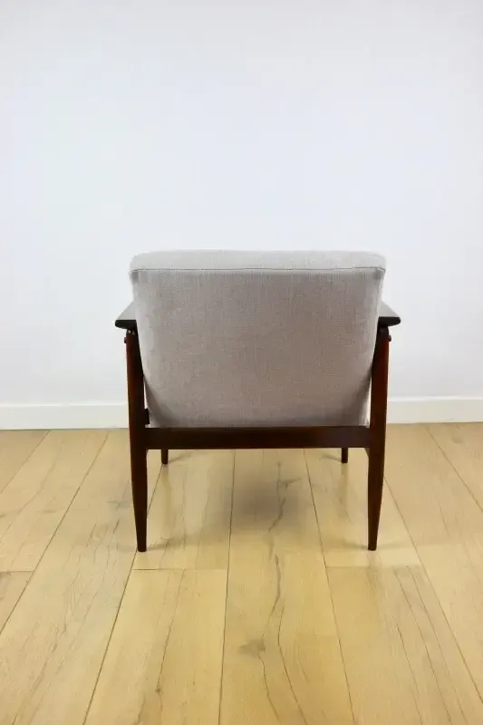 Vintage Loft Armchair 1970s Light Brown Light Gray photo vintage