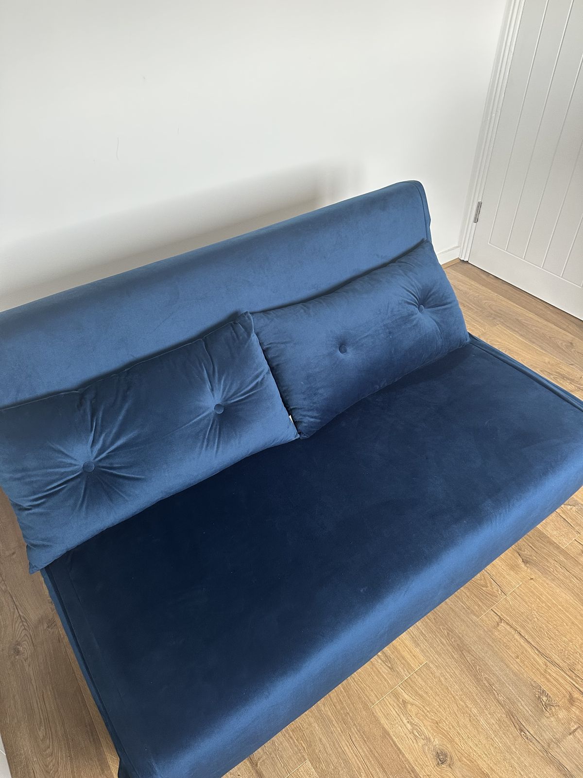 Brand New Velvet Blue Sofabed photo for sale