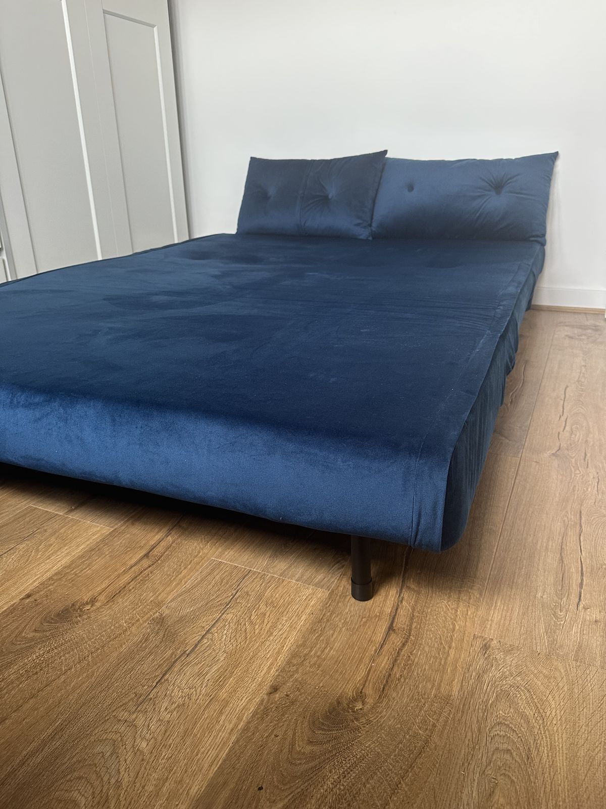 Brand New Velvet Blue Sofabed photo 200.0