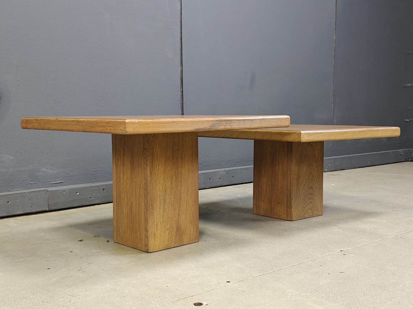 Pair Of Vintage Wooden Coffee Or Side Tables, 1960s photo furniture