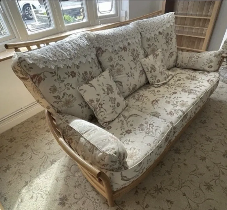 Ercol Renaissance 3 Seater Sofa And Chair