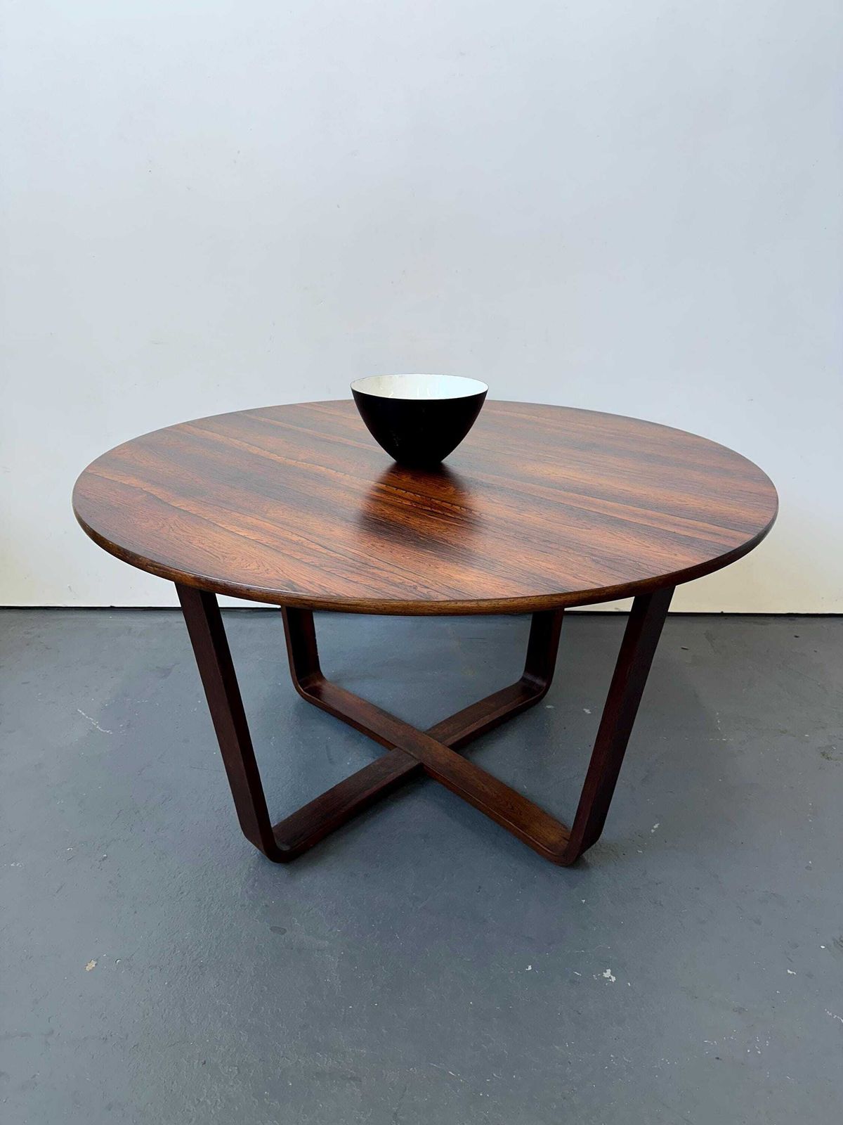 Vintage 1950s Gordon Russell Heals Rosewood Dining Table. Danish Plywood Mid Century Retro