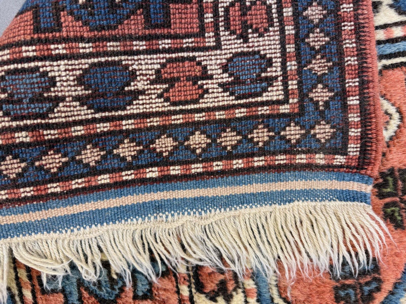 photo buy Turkish Kazak Rug 270x166 Cm Vintage Carpet, Tribal Handwoven Large 2526