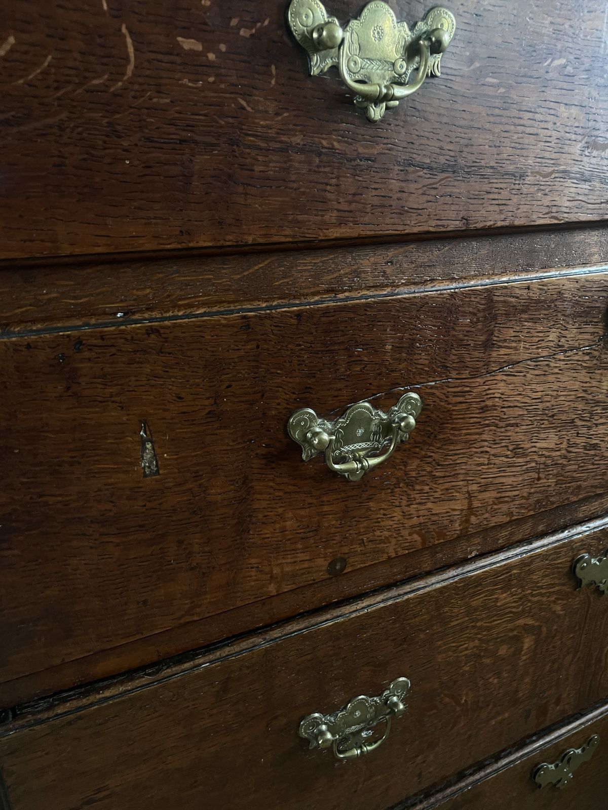 An Antique Oak Chest Of Drawers photo buy