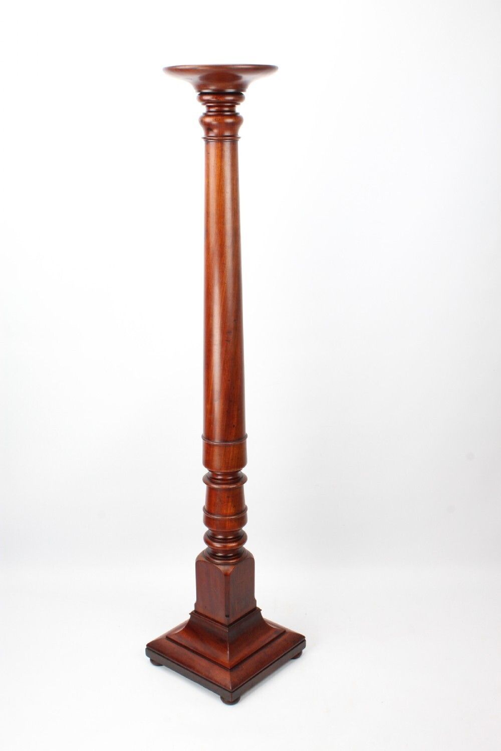 Tall Victorian Mahogany Torchere