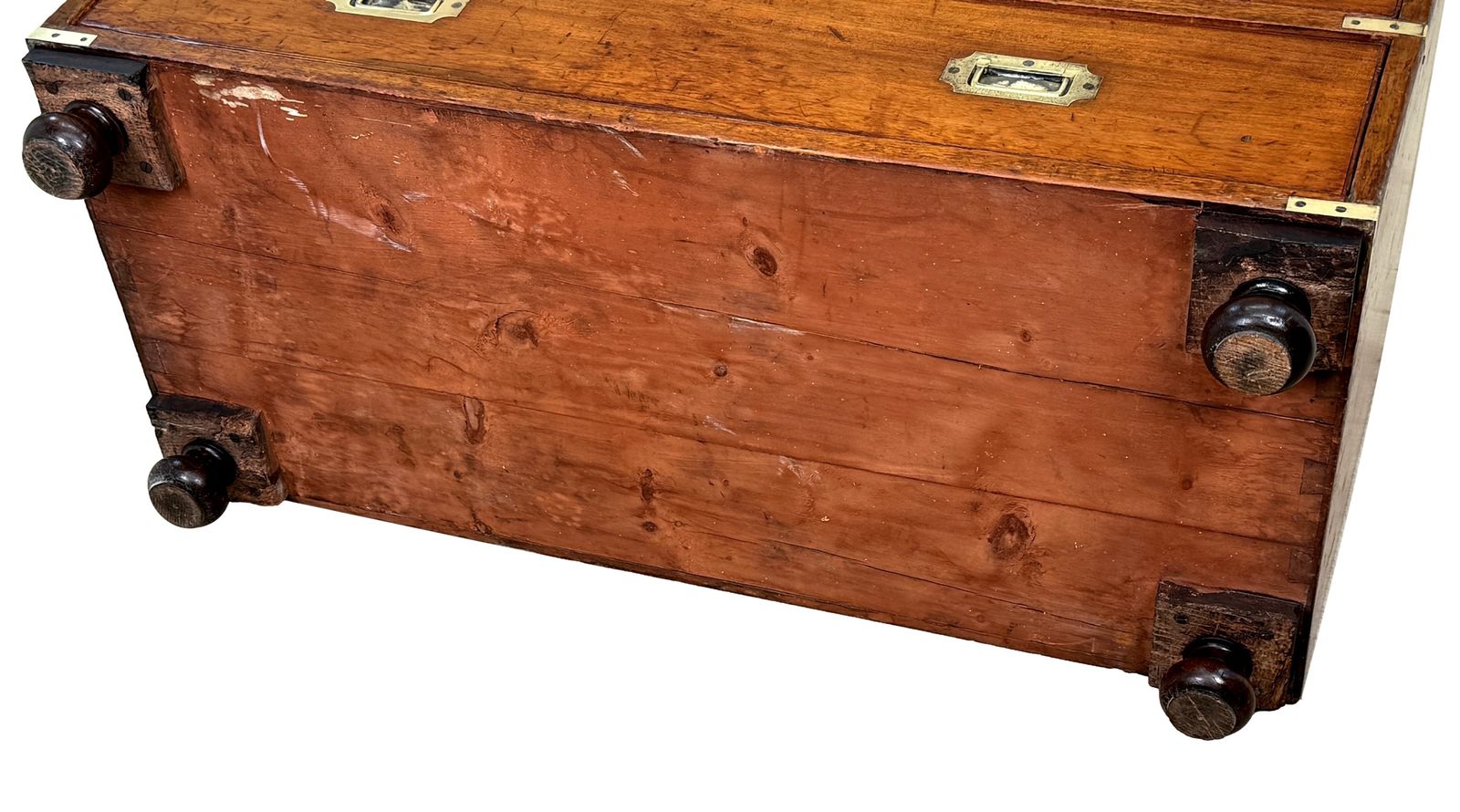 photo vinterior Camphor Wood 19th Century Military Campaign Chest Of Drawers (England, Circa 1860)