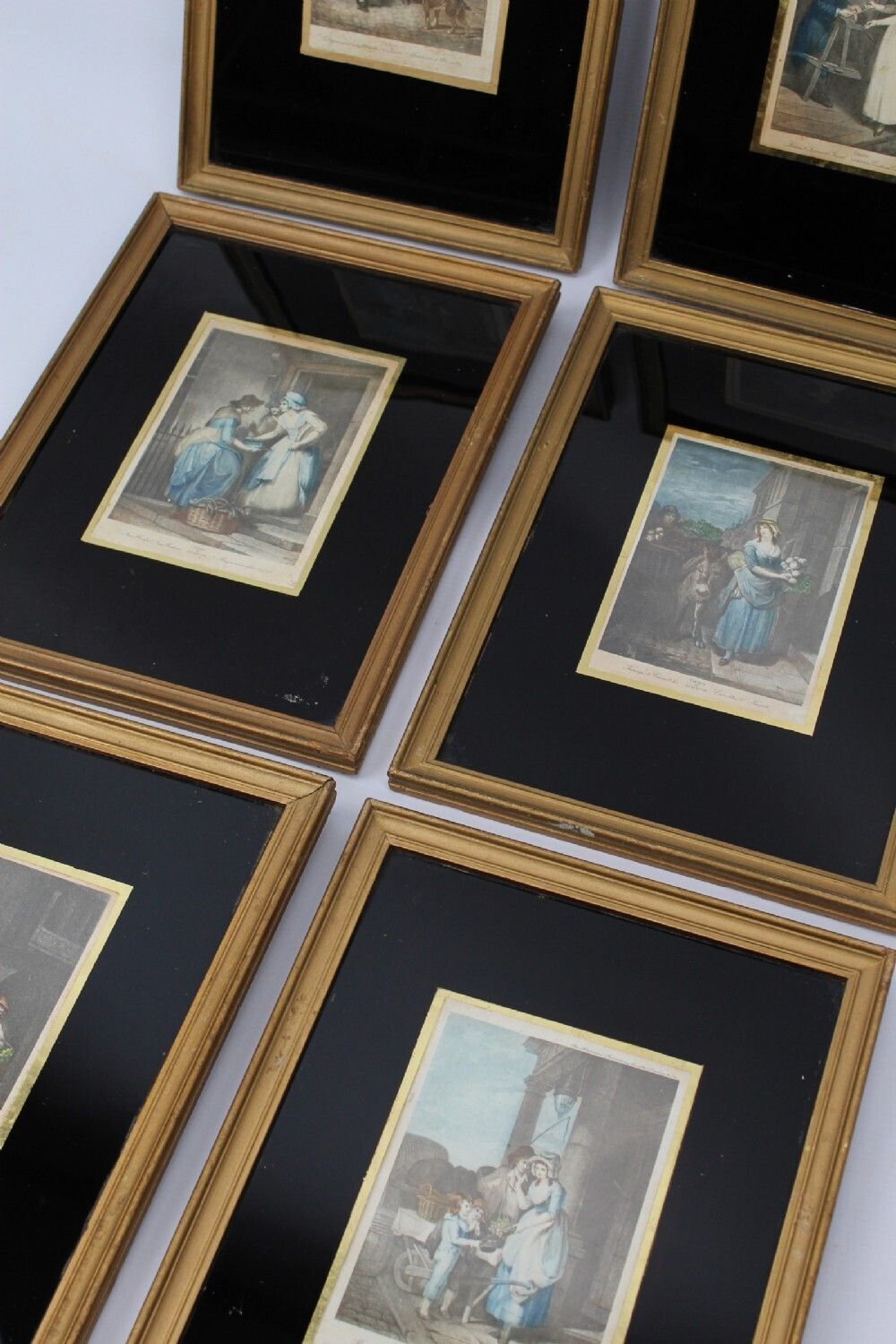 Set 6 Antique Prints From Wheatley’s The Cries Of London photo furniture