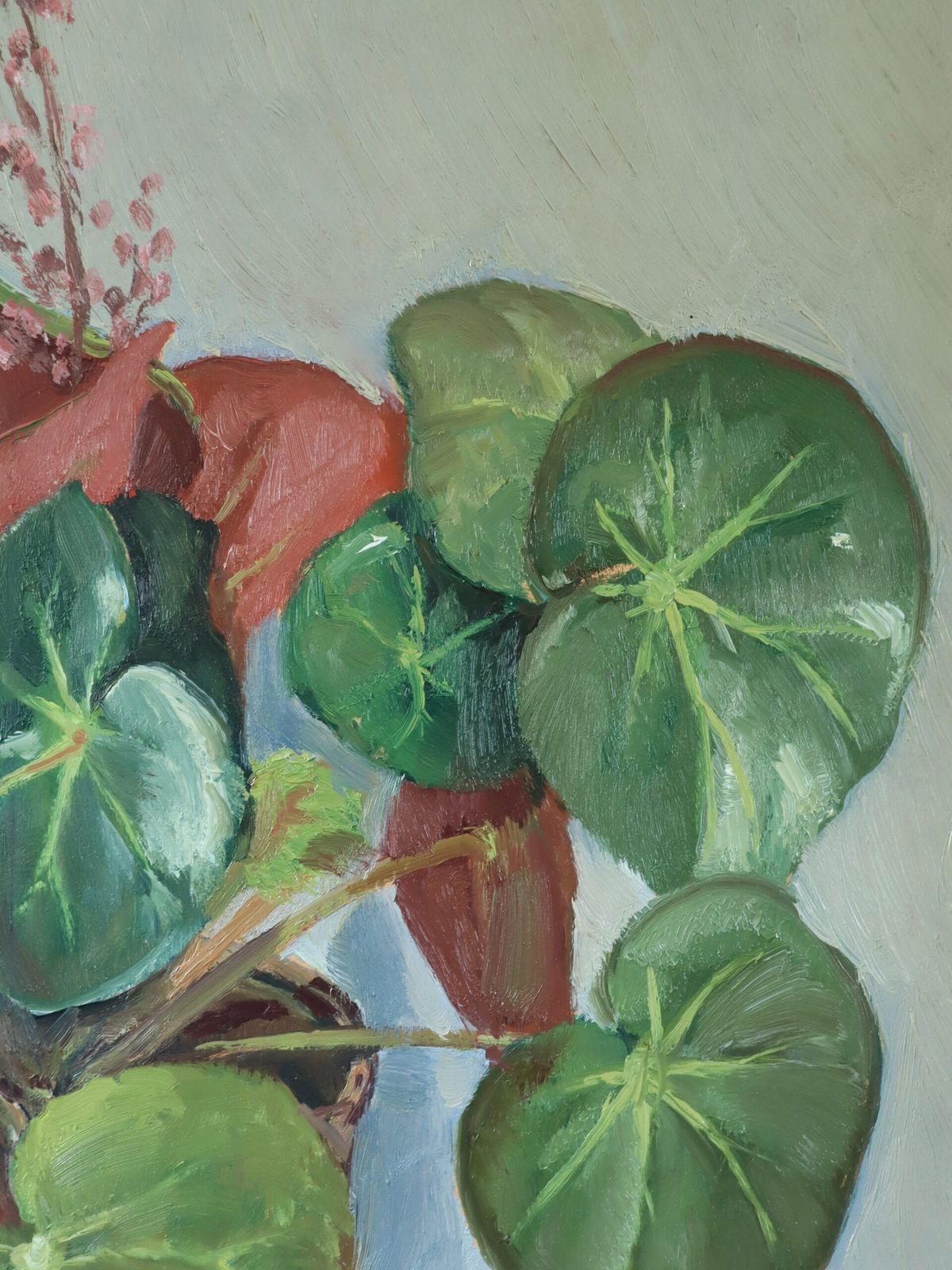 Painting Begonia And Apples, 1940s photo Art