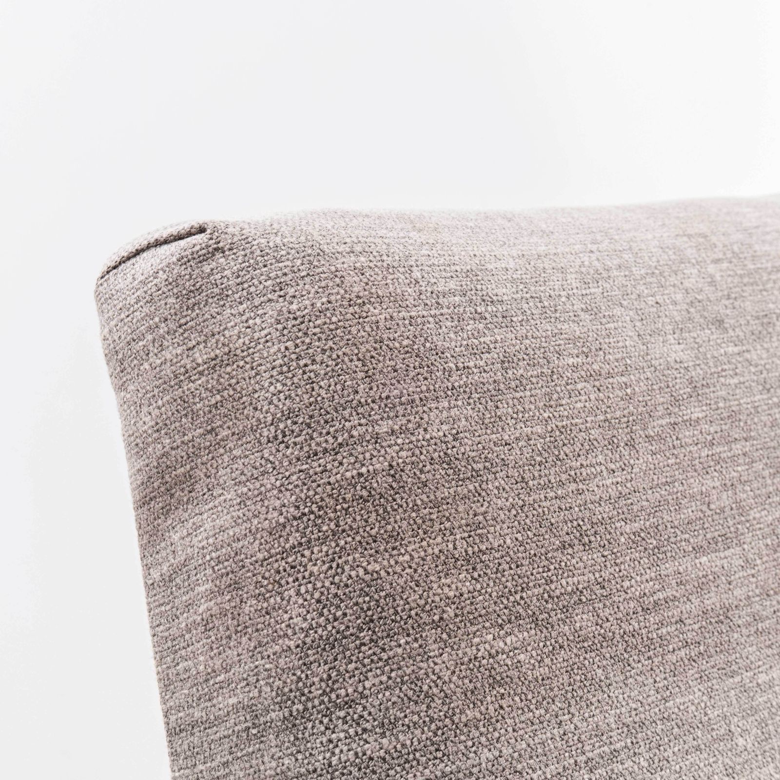 1950’s Mid Century Upholstered Armchairs With Straight Arms And Top Caps In Grey Brushed Cotton photo buy